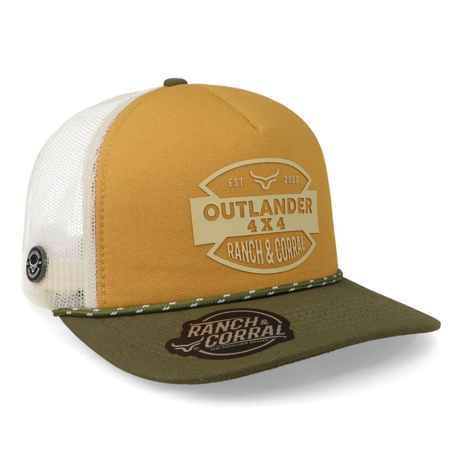 Gorra Ranch Corral Outdoor Adventure 18 Rcsr18 Amarillo Unitalla