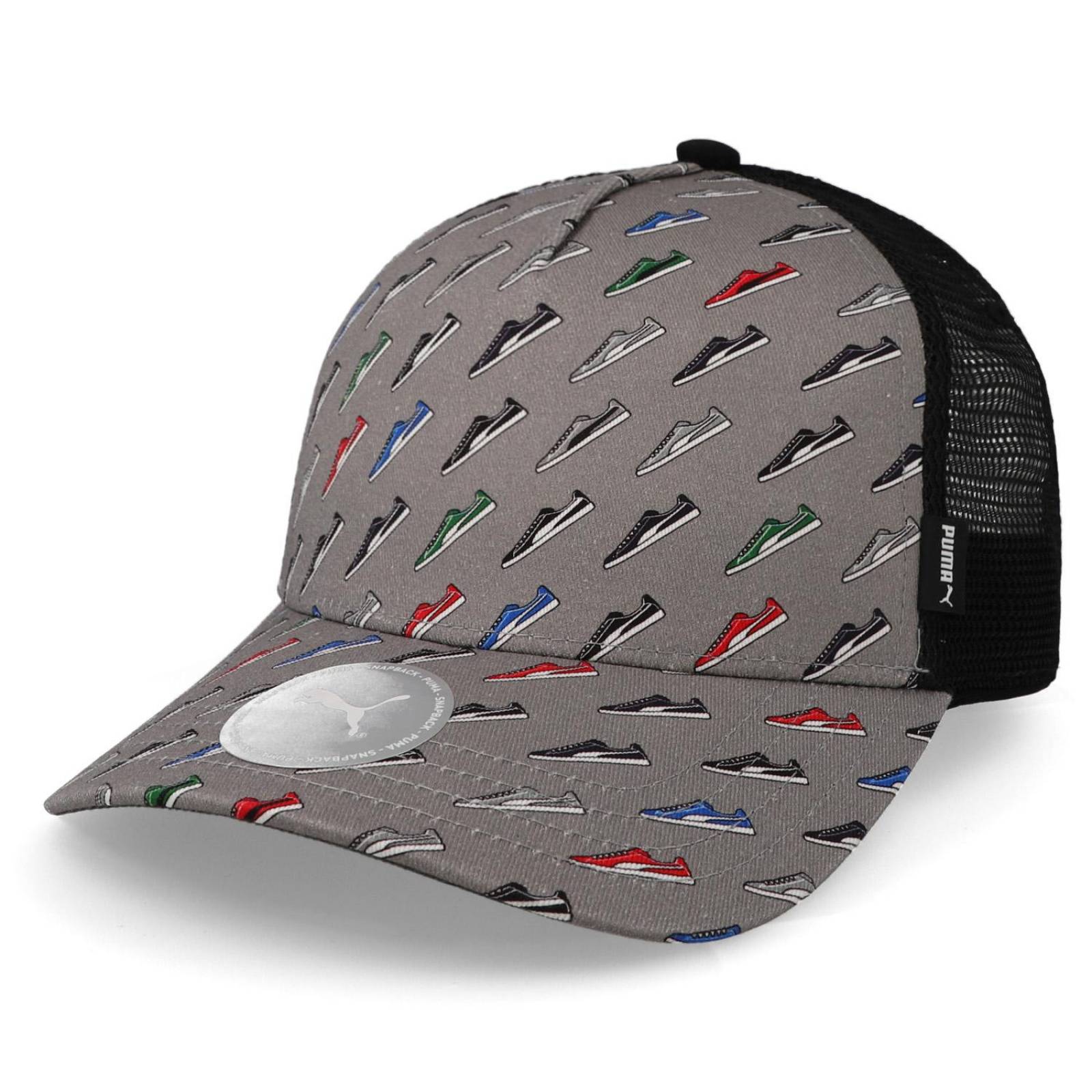Gorra Puma Academy Aop Trucker 02436210 Negro Unitalla 