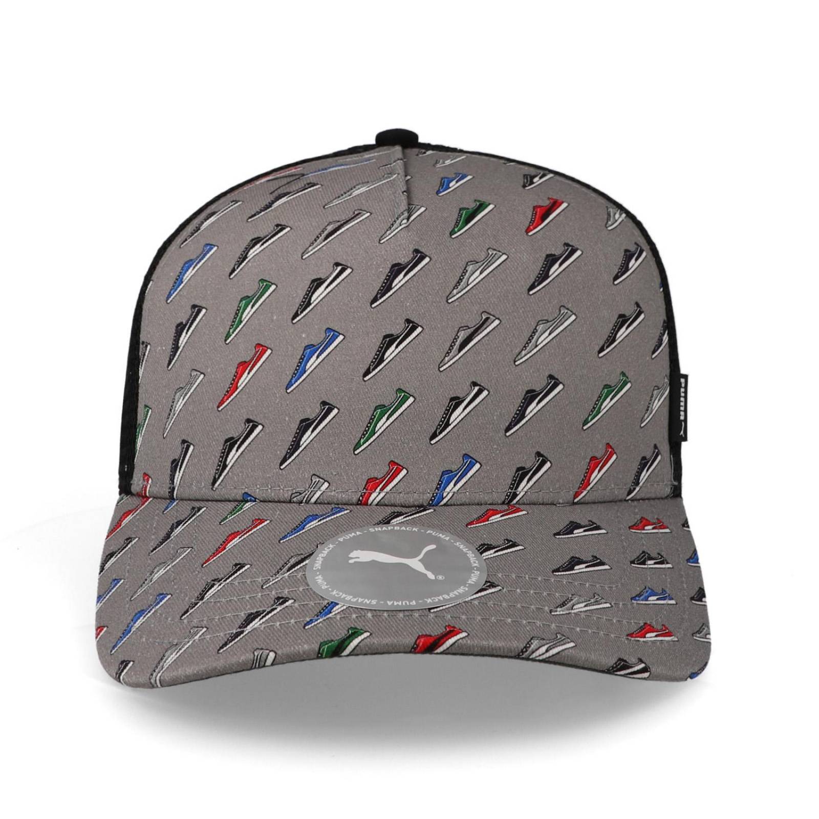 Gorra Puma Academy Aop Trucker 02436210 Negro Unitalla 
