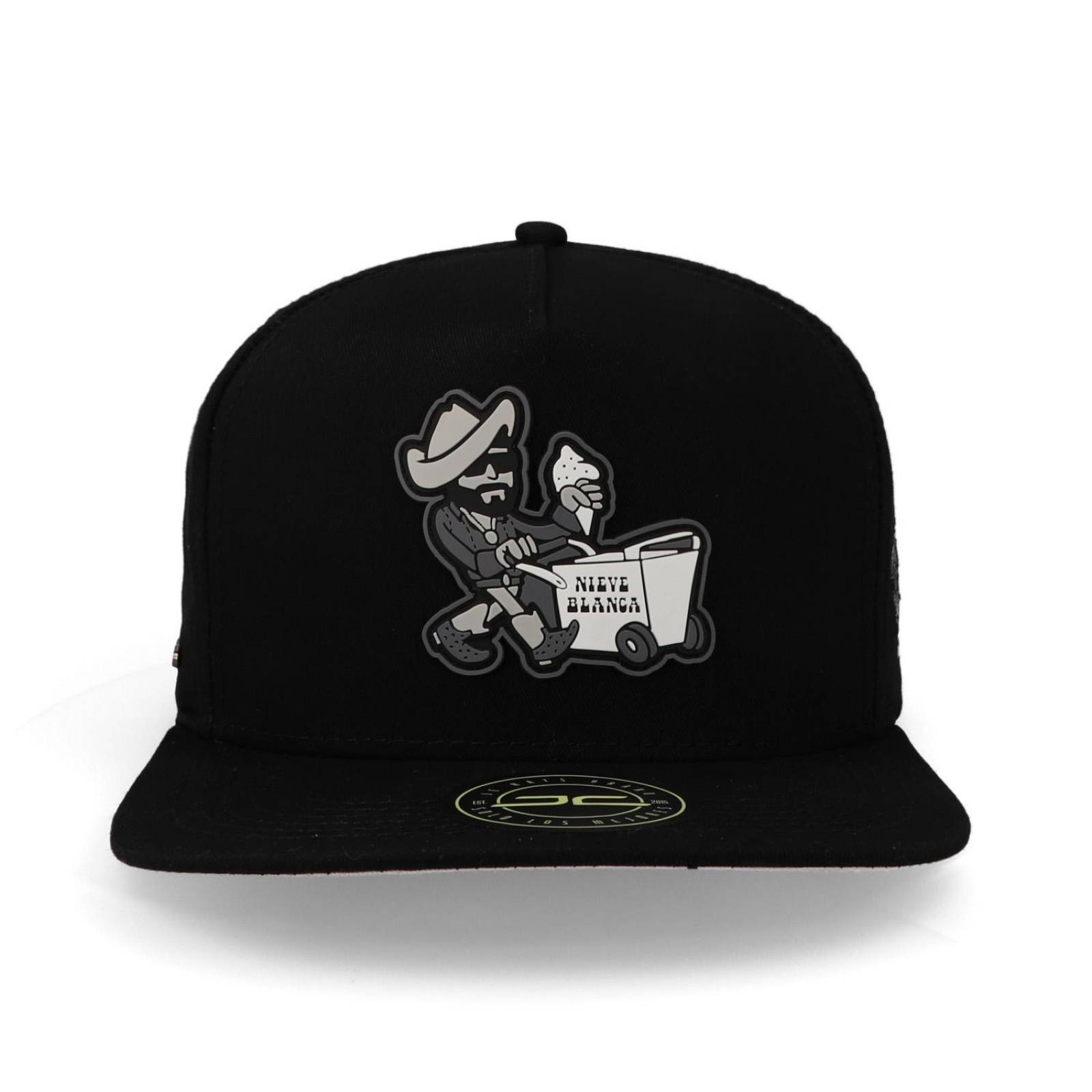 Gorra Jc Hats Nieve Blanca 2443 Black And White Unitalla 