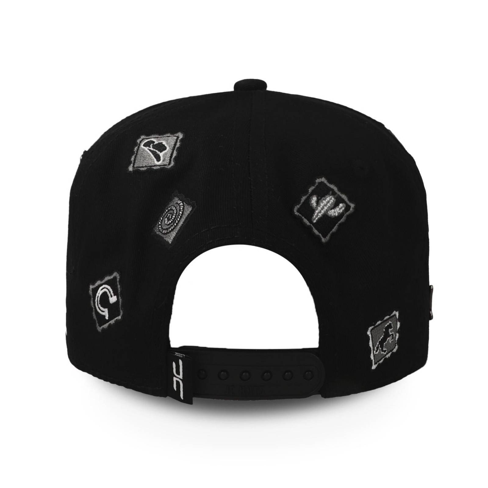 Gorra Jc Hats Nieve Blanca 2443 Black And White Unitalla 