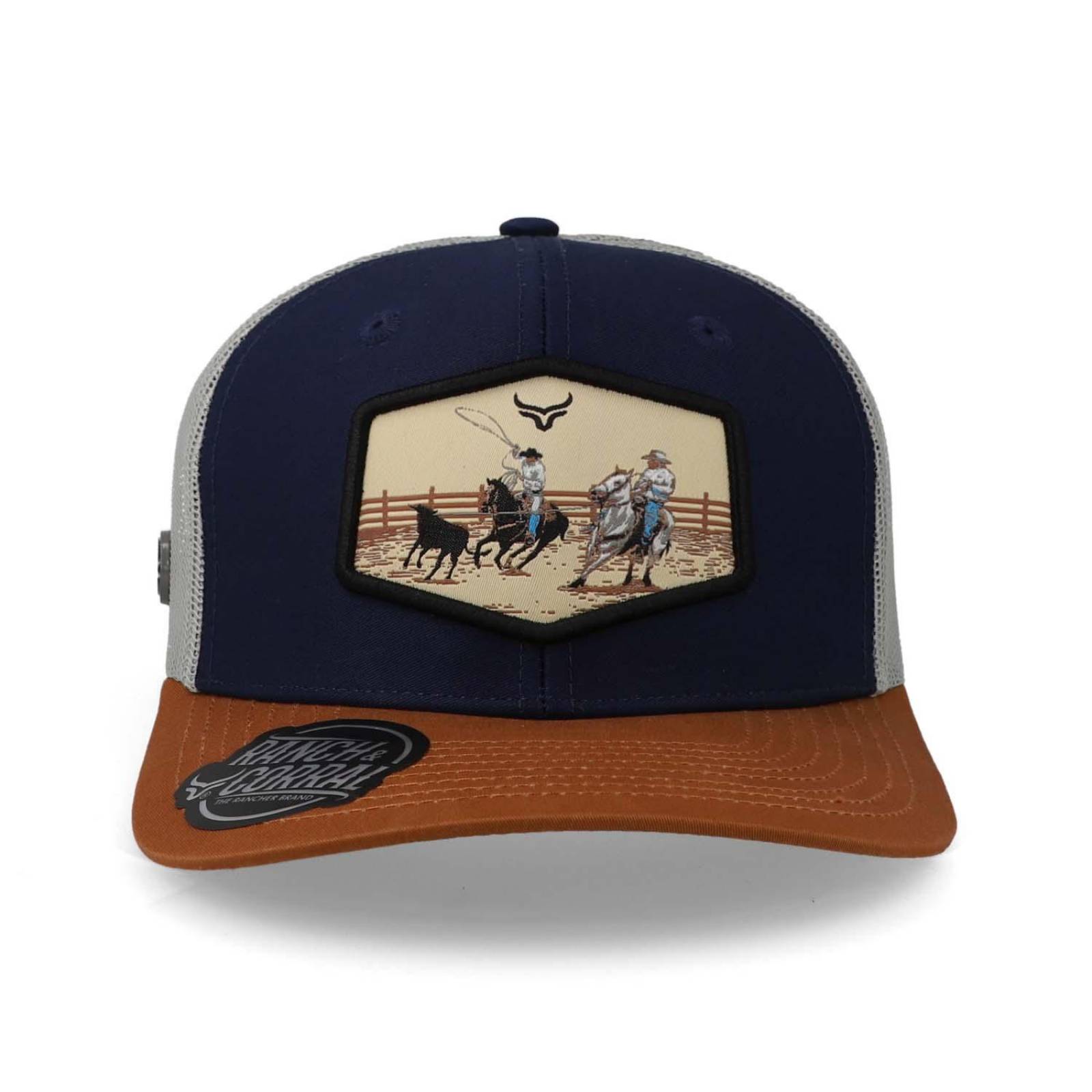 Gorra Ranch & Corral Lazo En Parejas Rcrd15 Marino Unitalla 