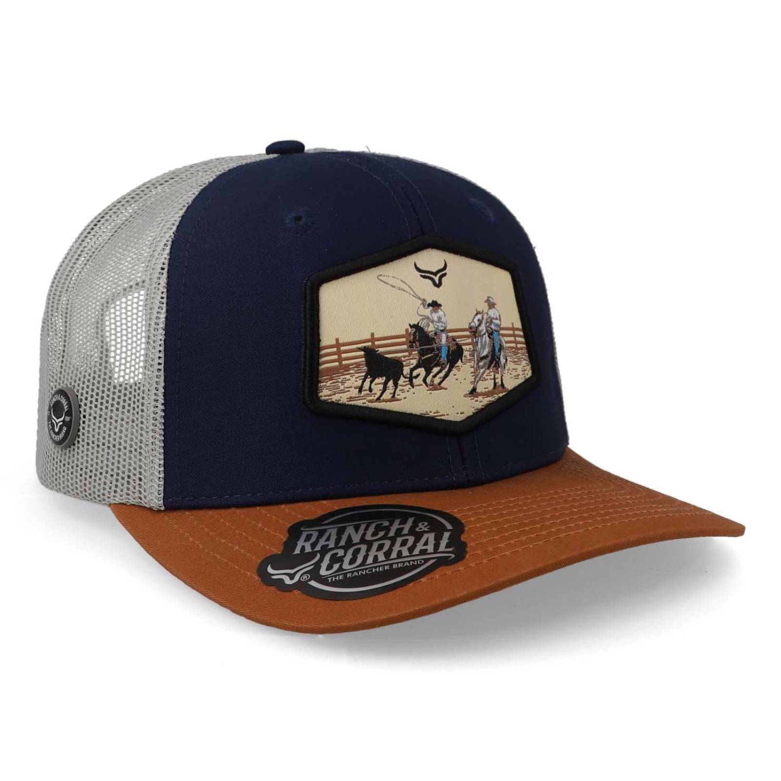 Gorra Ranch & Corral Lazo En Parejas Rcrd15 Marino Unitalla 