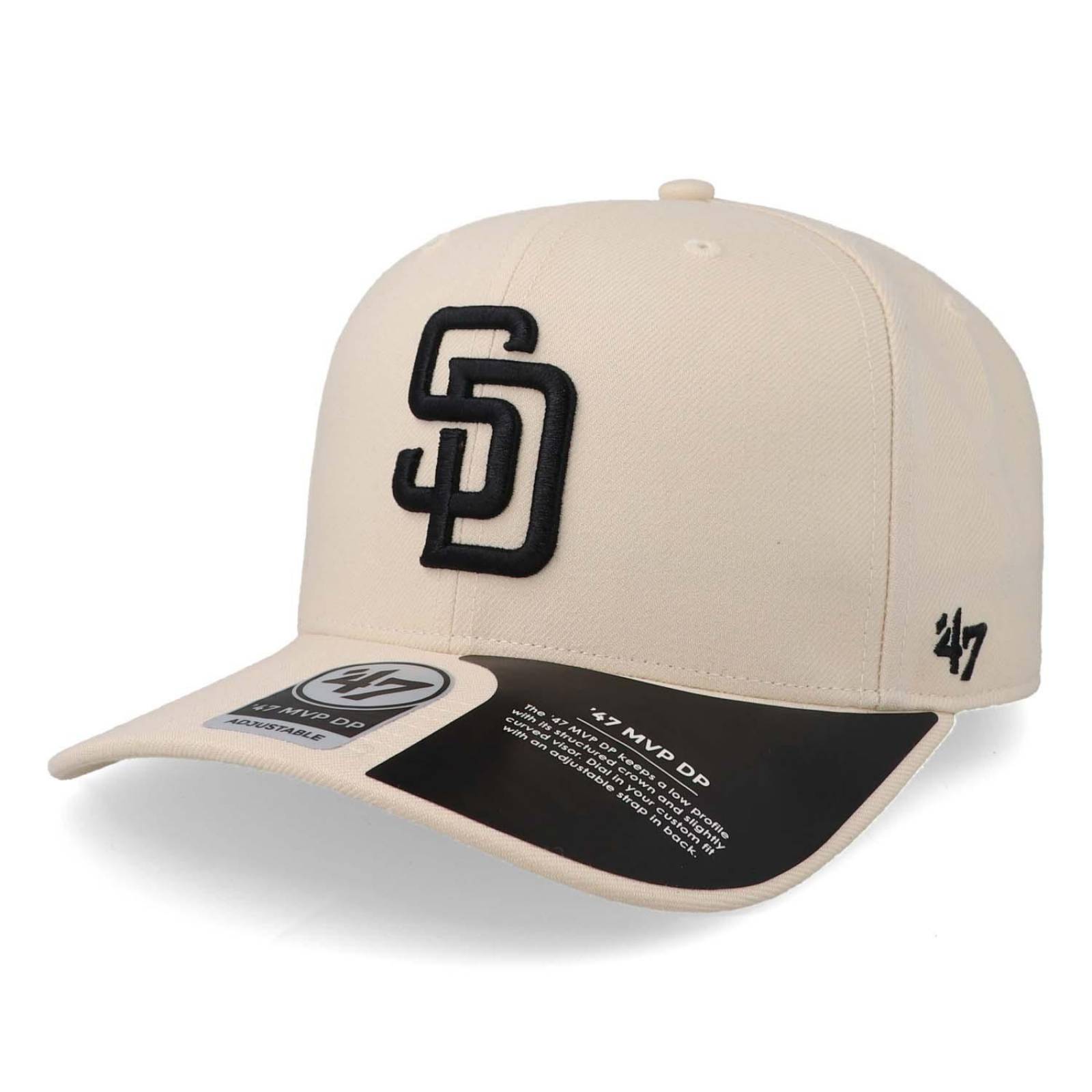 Gorra 47 MLB Padres San Diego Sure Shot Mvp Dp Natural Unitalla 
