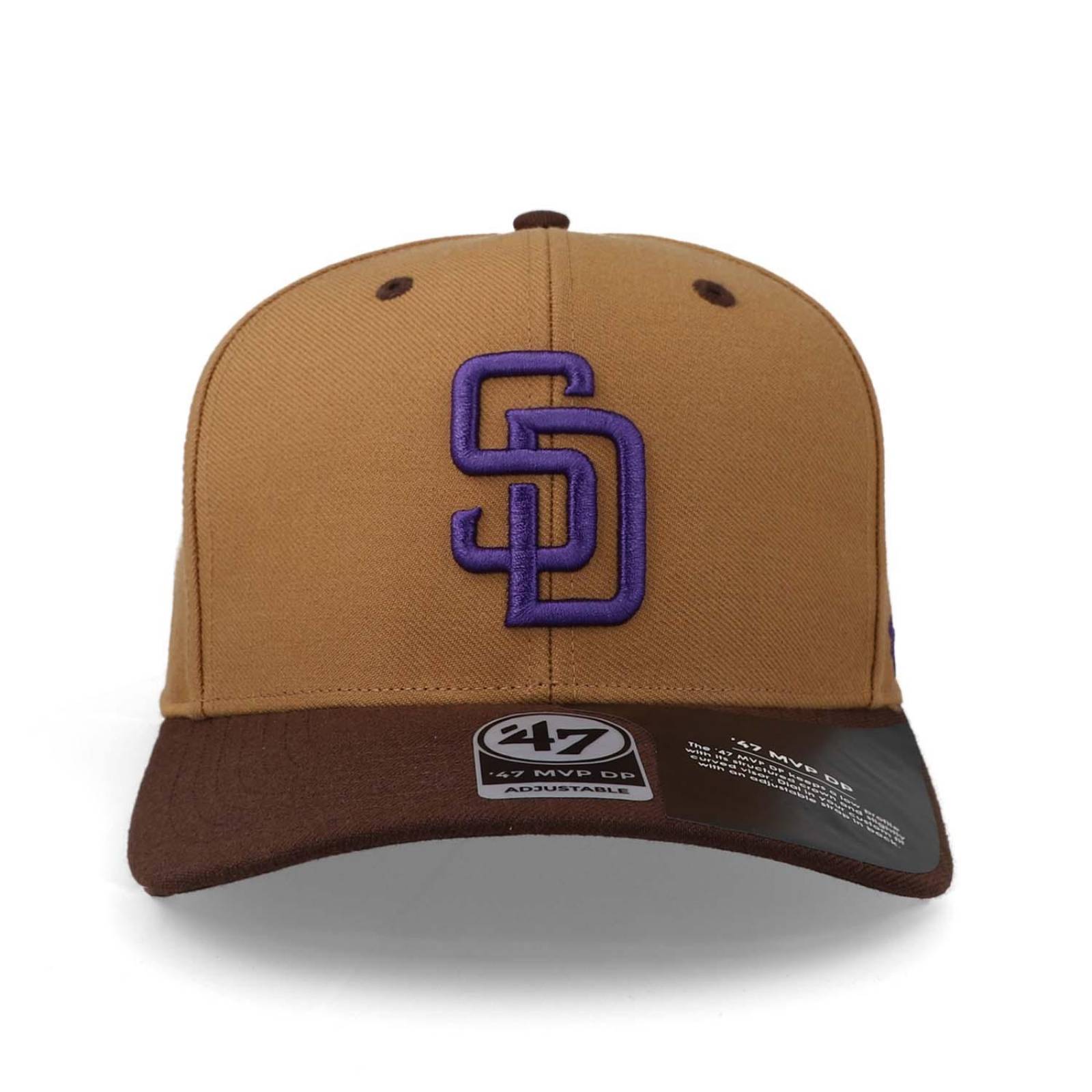 Gorra 47 MLB Padres San Diego Replica Cold Zone Mvp Dp Camel Unitalla 