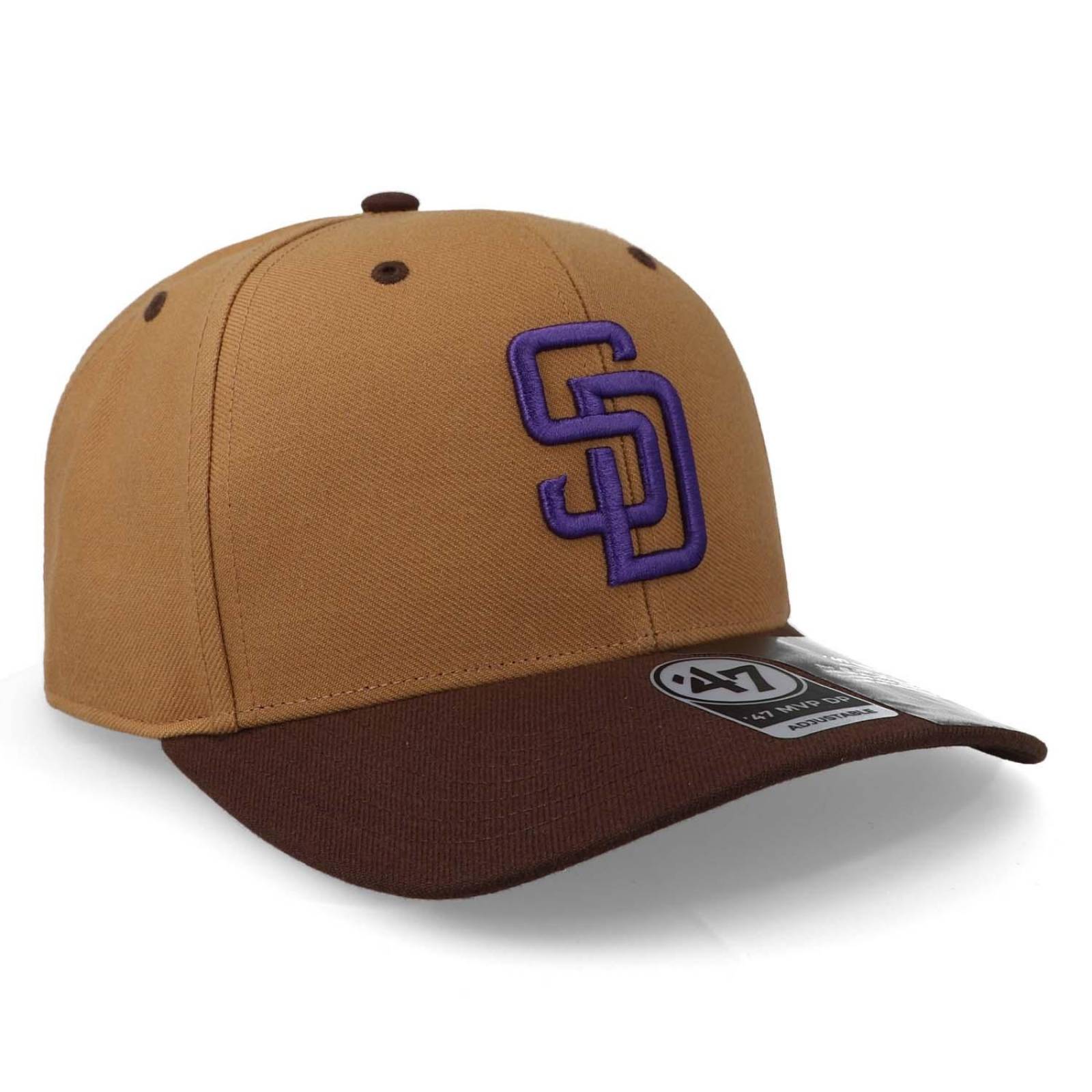 Gorra 47 MLB Padres San Diego Replica Cold Zone Mvp Dp Camel Unitalla 