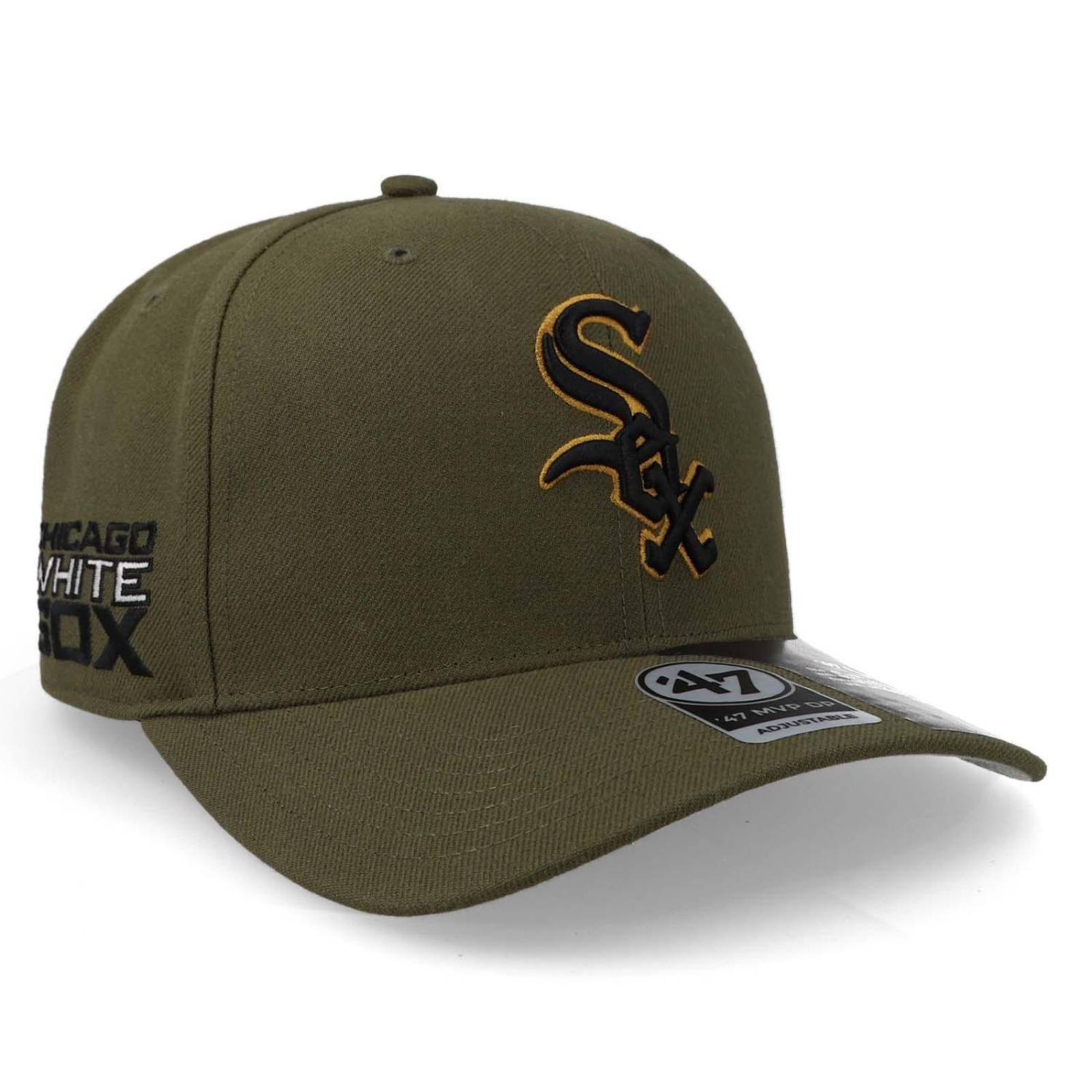 Gorra 47 MLB White Sox Chicago Sure Shot Mvp Dp Verde Unitalla