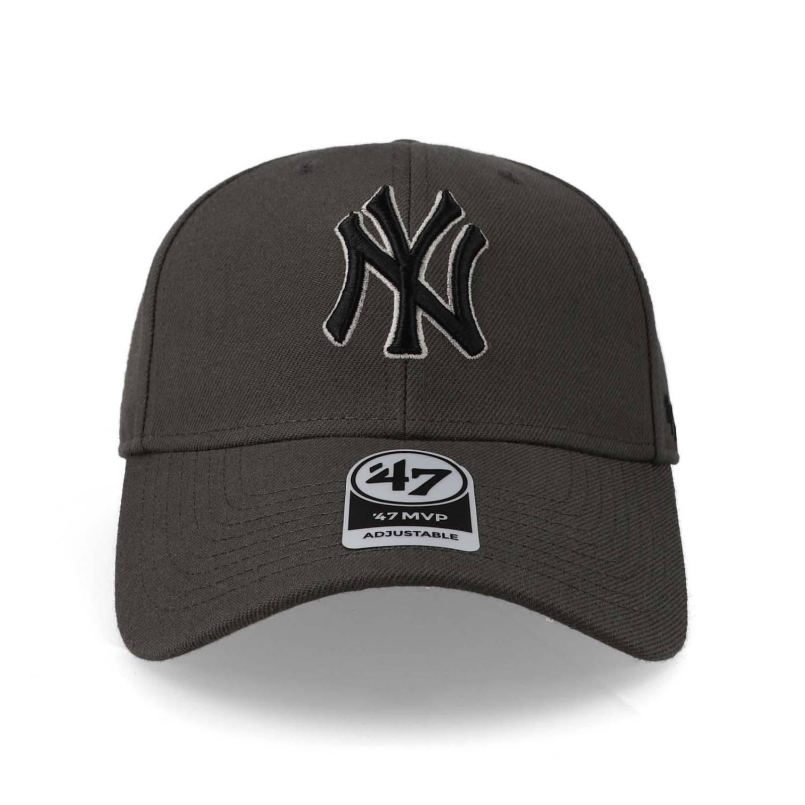 Gorra 47 MLB Yankees New York Mvp Gris Oscuro Unitalla 