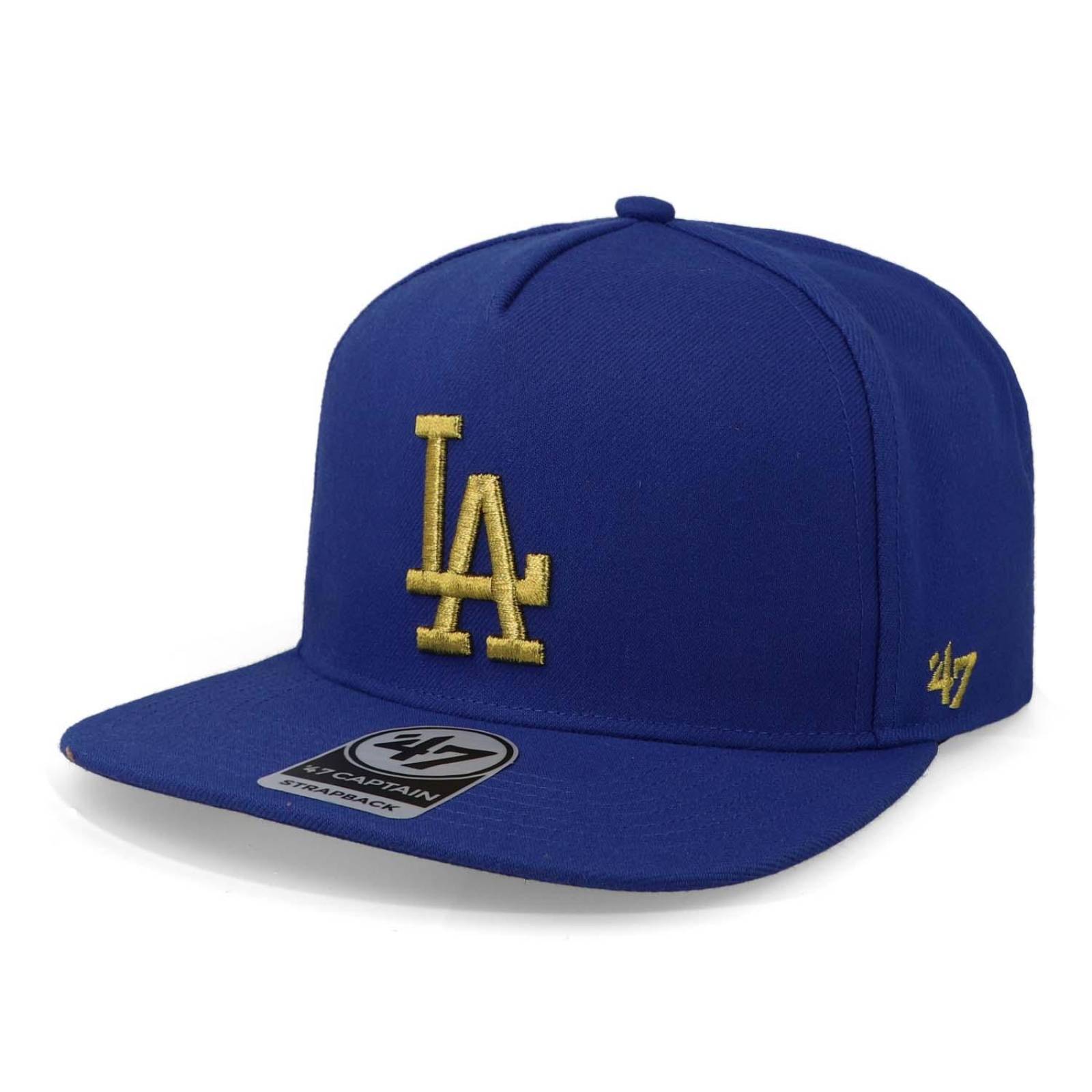 Gorra 47 MLB Dodgers LA Replica Strap Mtl captain Royal Azul Unitalla 