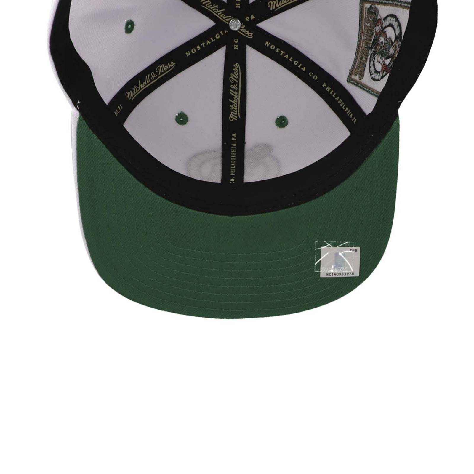 Gorra Mitchell & Ness NBA Celtics Boston BCEWHGN Blanco Unitalla