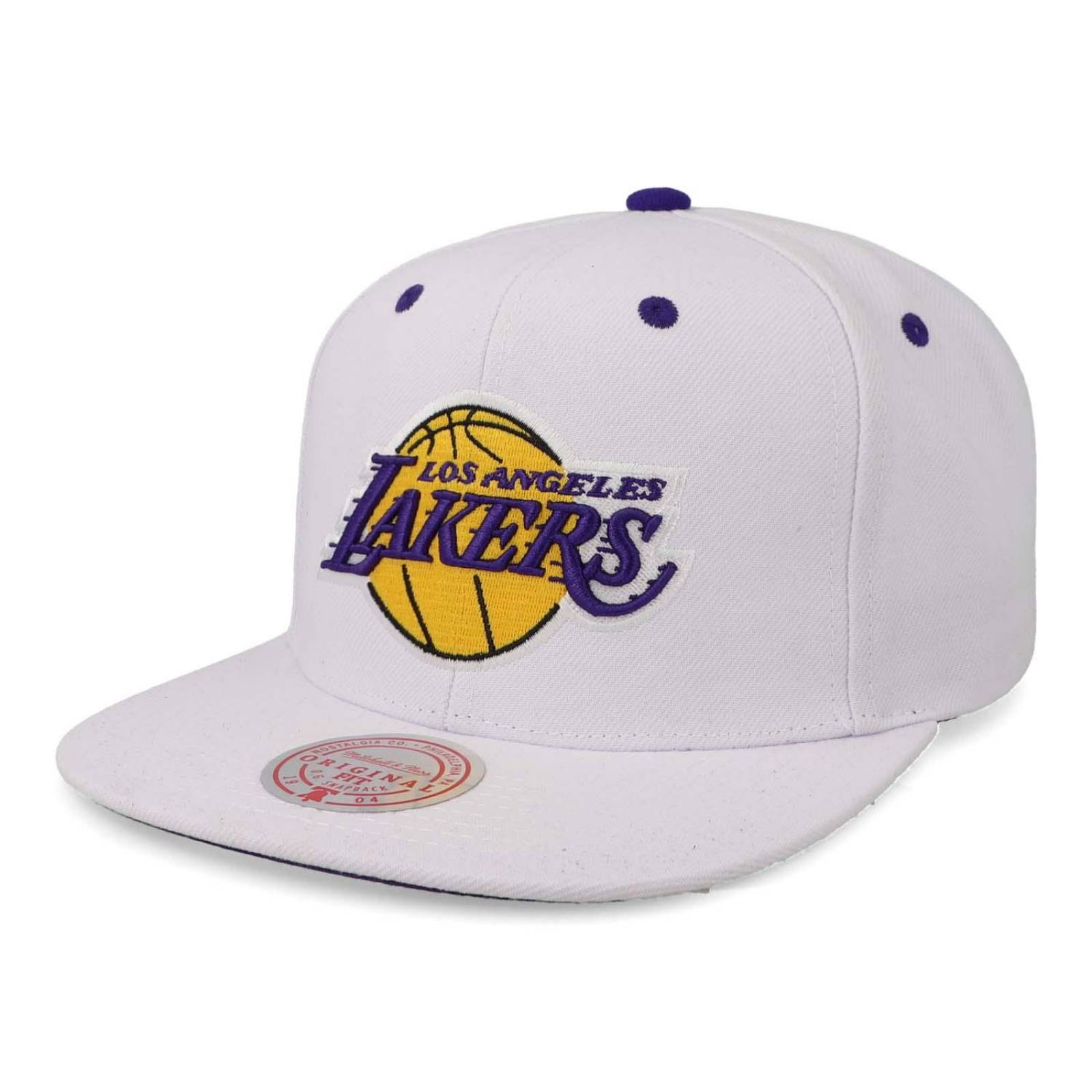 Gorra Mitchell & Ness NBA Lakers Los Ángeles Blanco Unitalla 