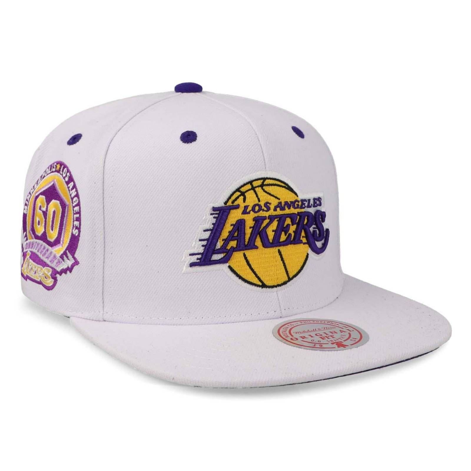 Gorra Mitchell & Ness NBA Lakers Los Ángeles Blanco Unitalla 