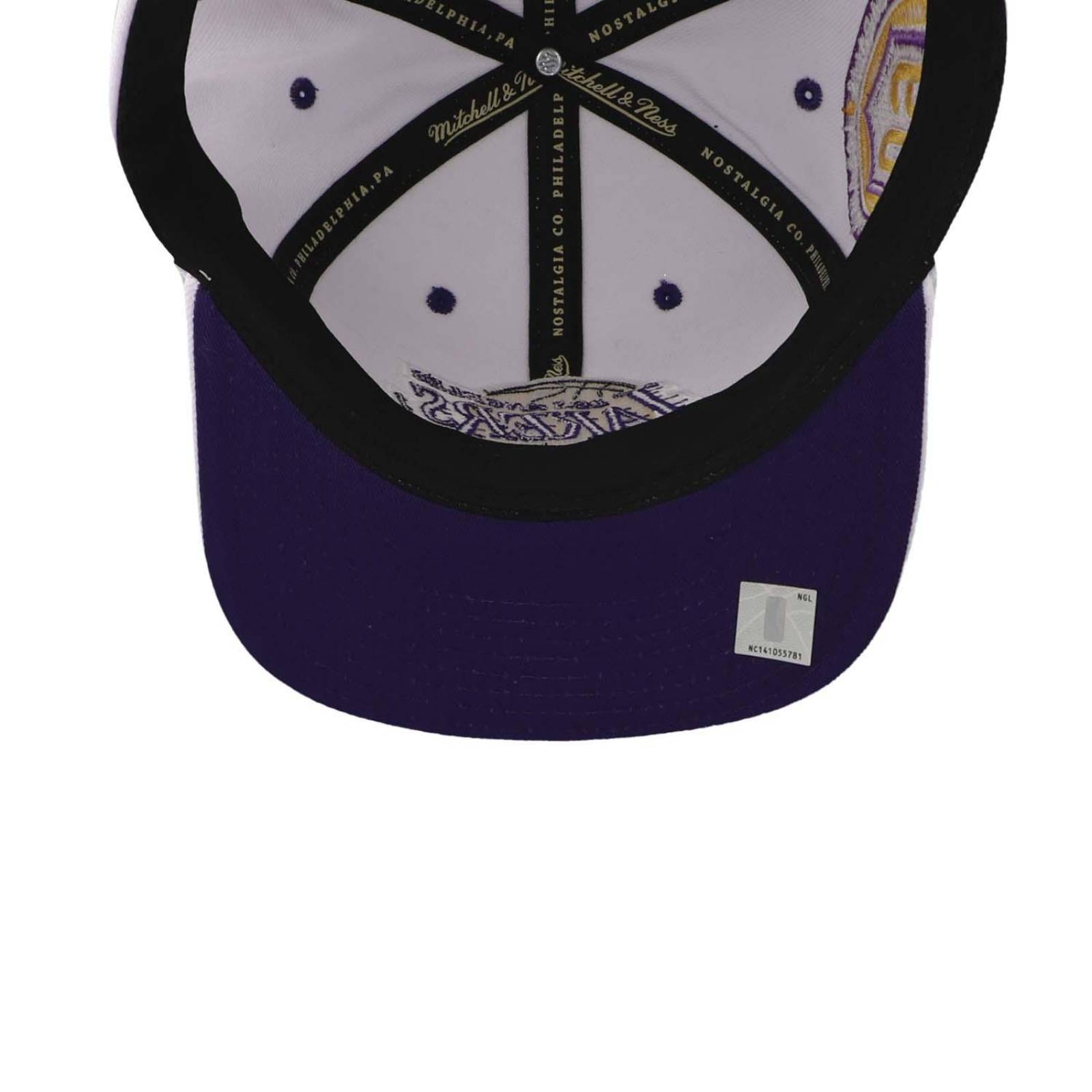 Gorra Mitchell & Ness NBA Lakers Los Ángeles Blanco Unitalla 