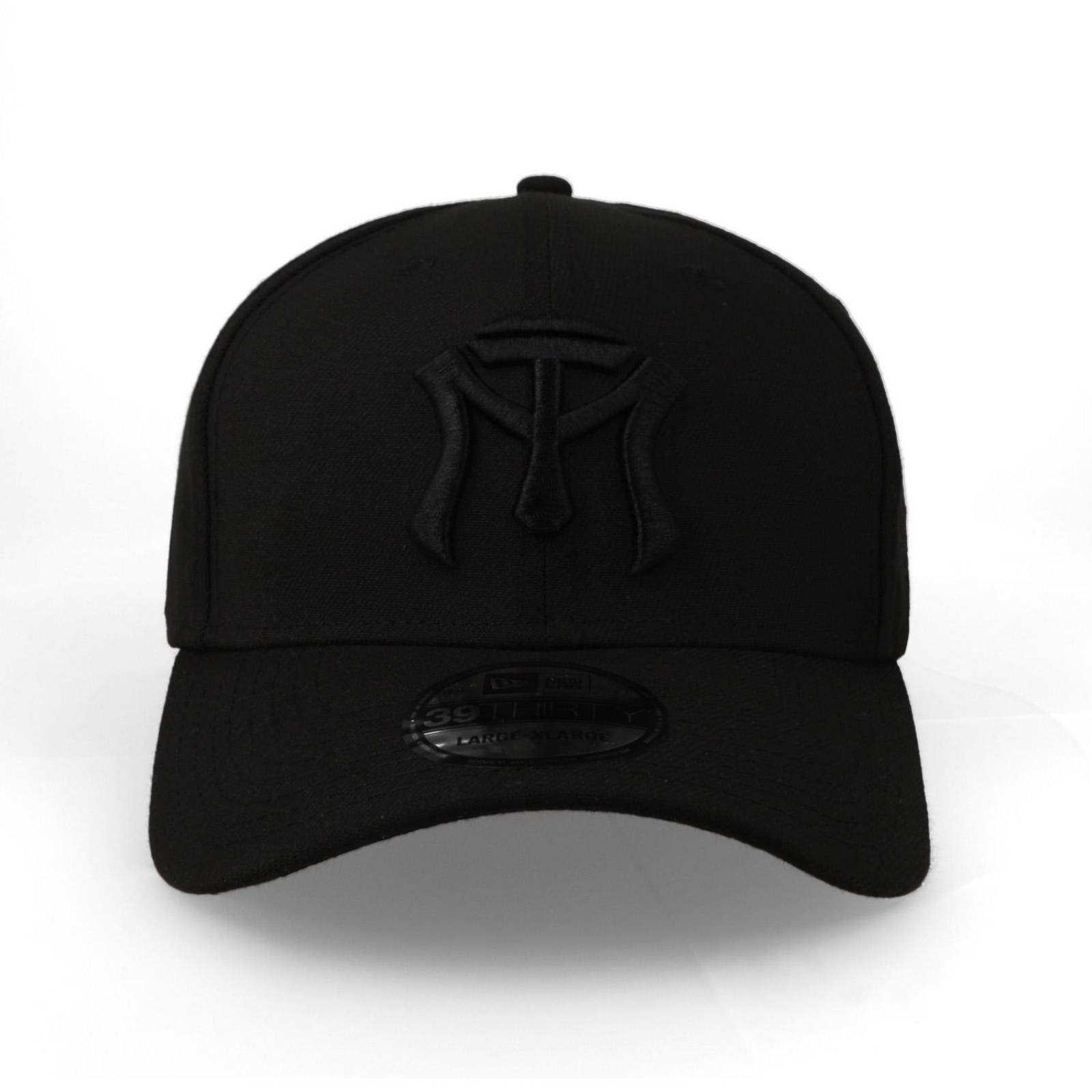 Gorra New Era 39 Thirty Sultanes de Monterrey Bob Negro Cerrada 