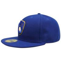 Gorra New Era 5950 Mlb Milwaukee Brewers Ac Alterna Azul