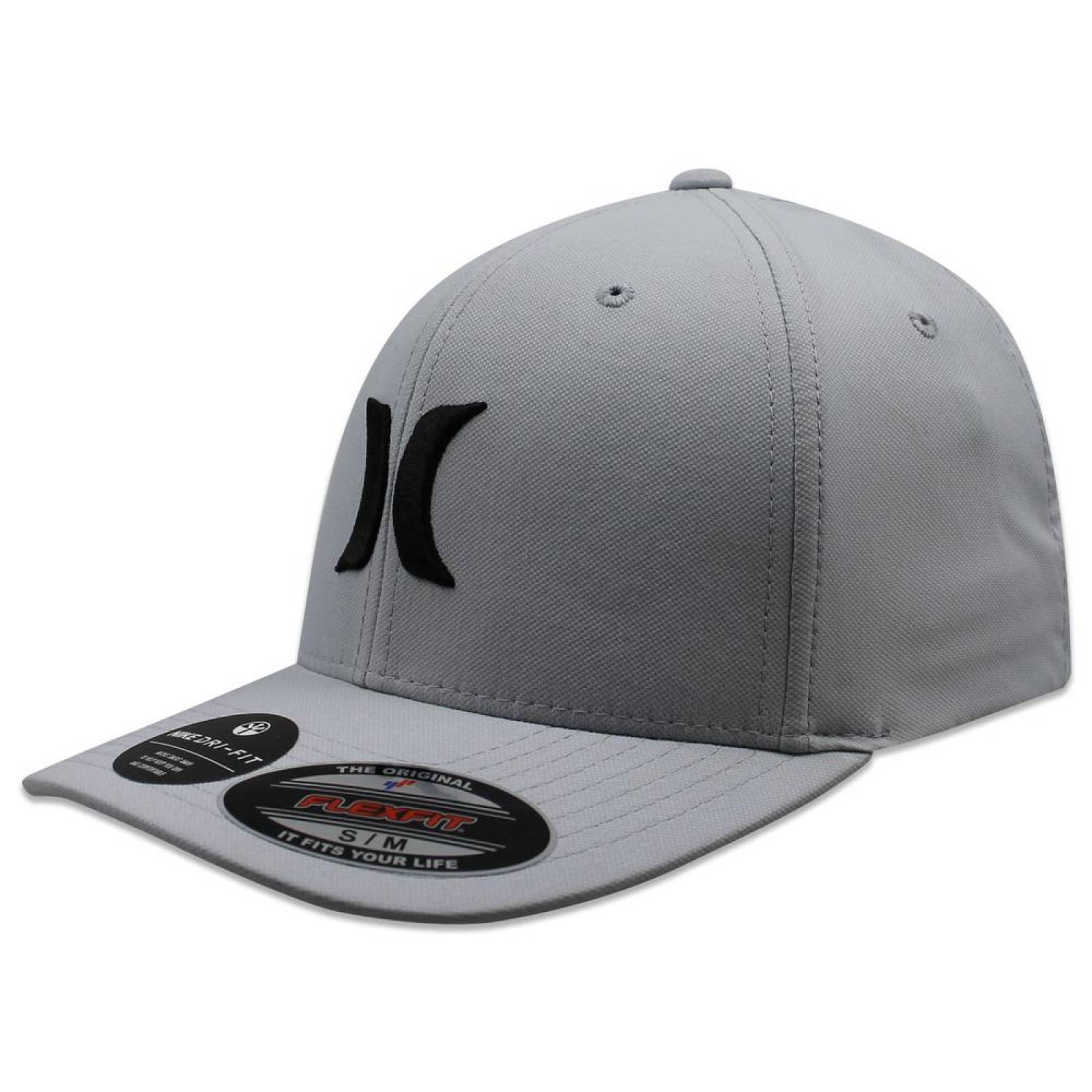 Gorra Hurley Flex Fit Oao Hat Wolf Gris 