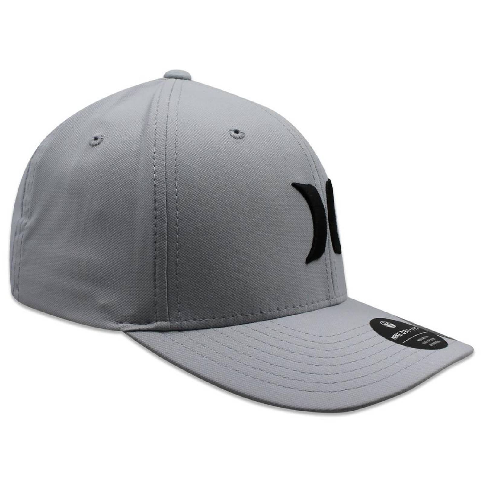 Gorra Hurley Flex Fit Oao Hat Wolf Gris 