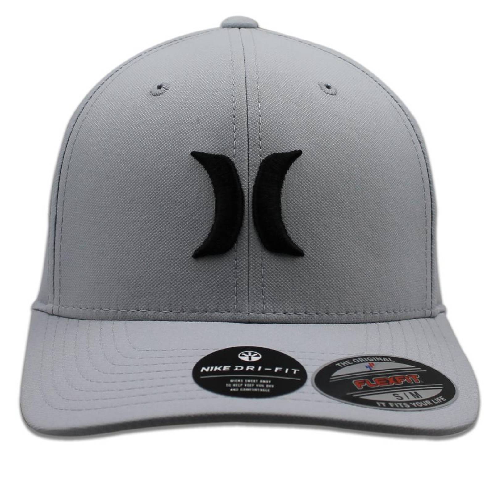 Gorra Hurley Flex Fit Oao Hat Wolf Gris 