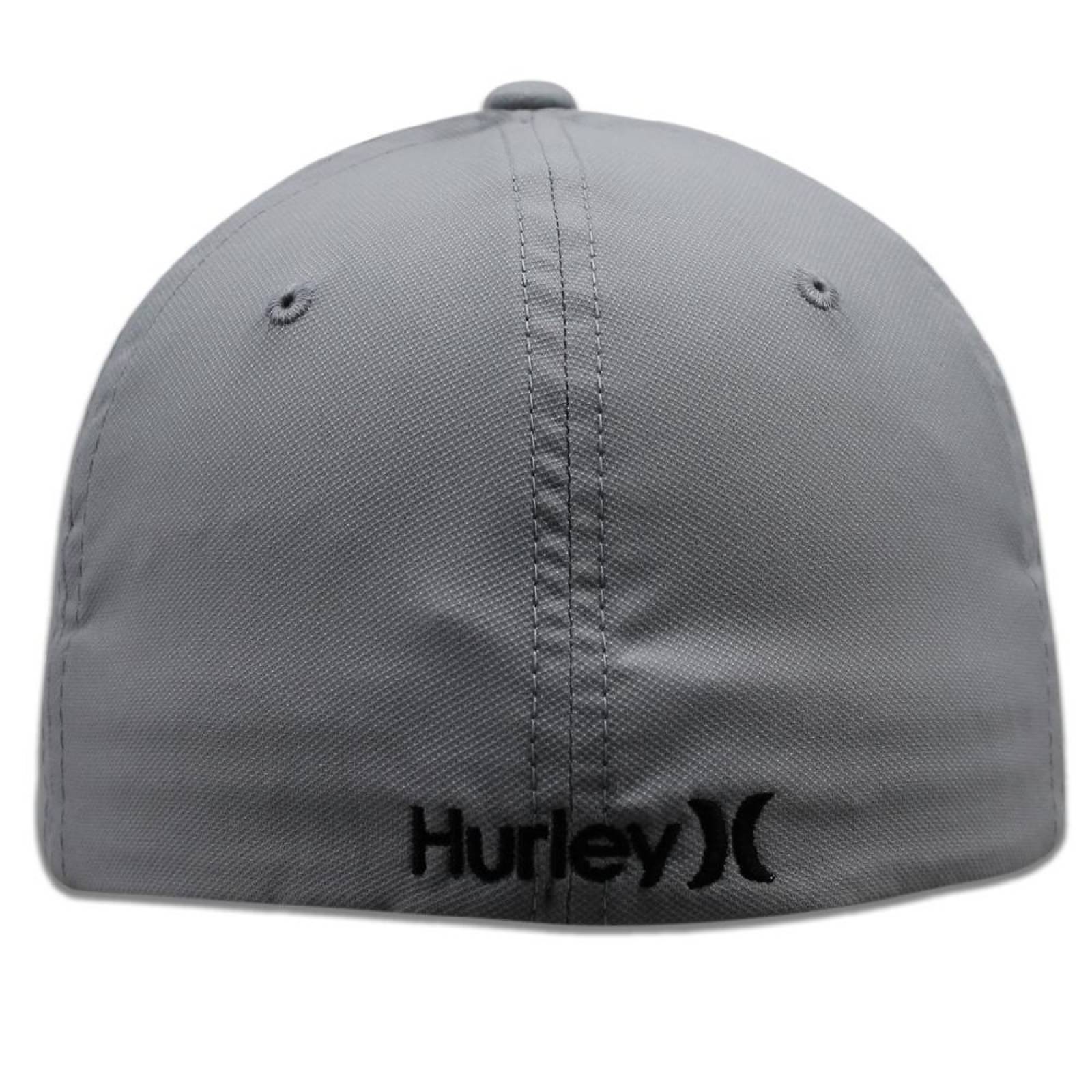 Gorra Hurley Flex Fit Oao Hat Wolf Gris 