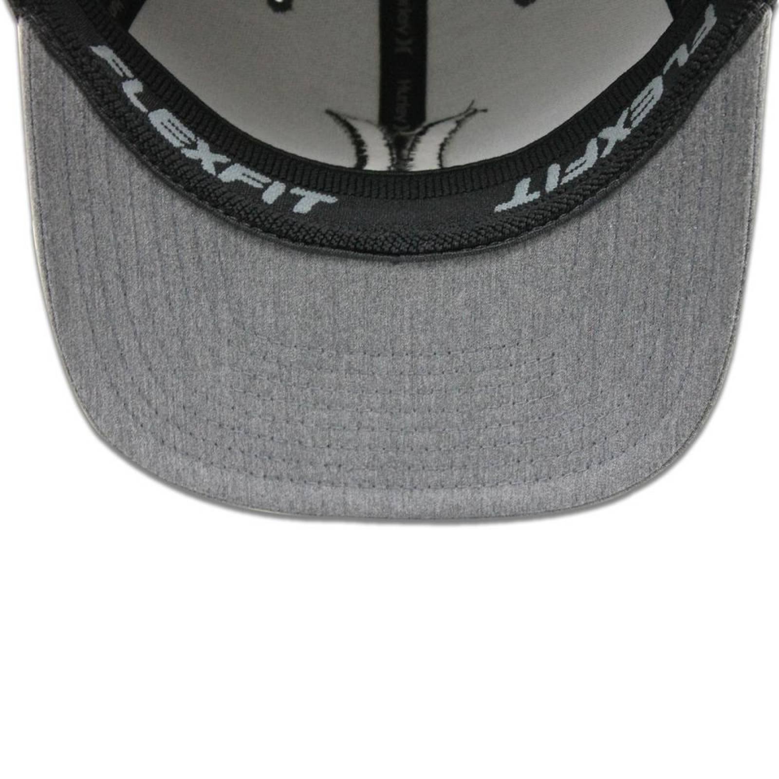 Gorra Hurley Flex Fit Textures Hat Gris 