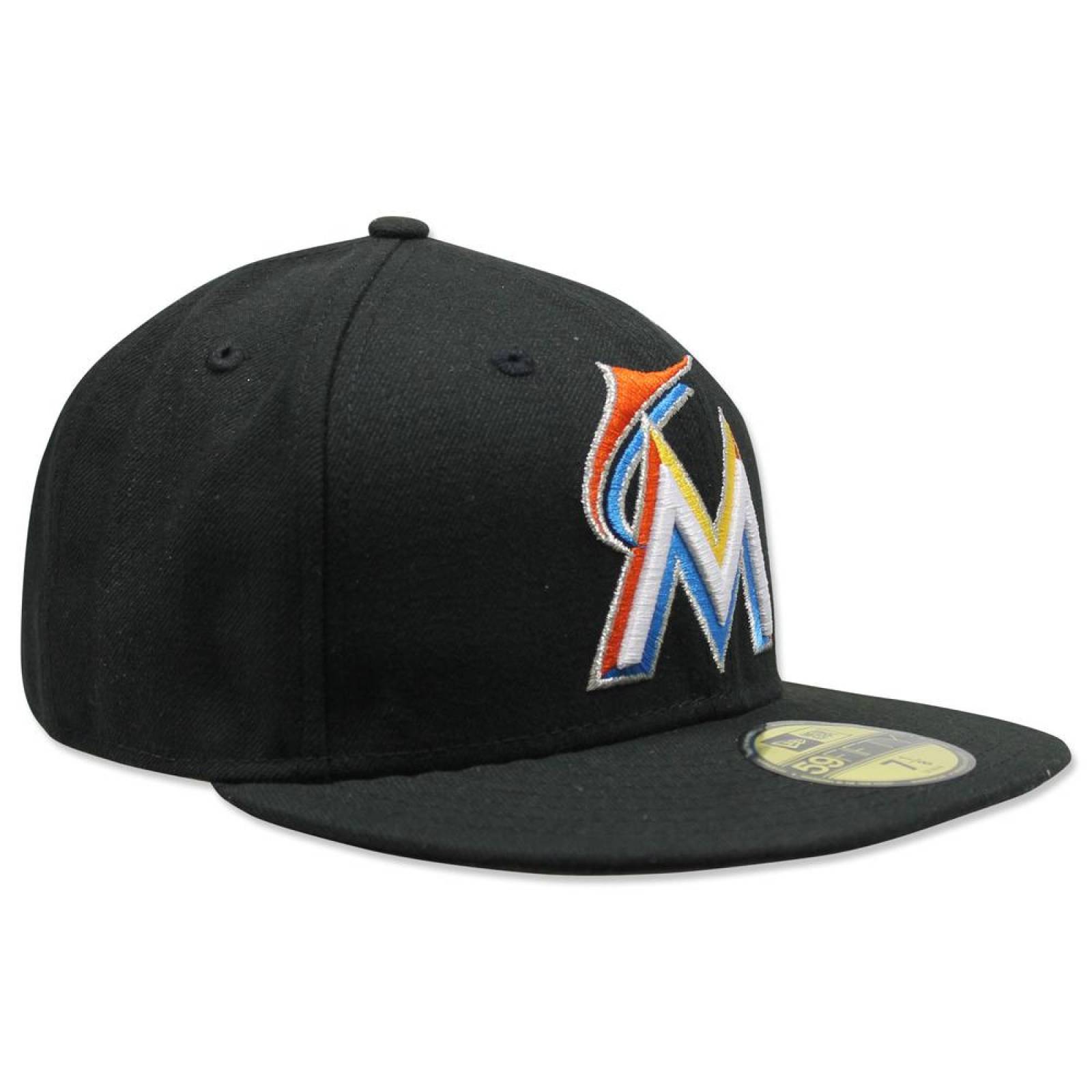 Gorra New Era 5950 MLB Miami Marlins Home Negro 