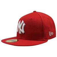 Gorra New Era 59 Fifty Mlb Yankees Scarlet Rojo