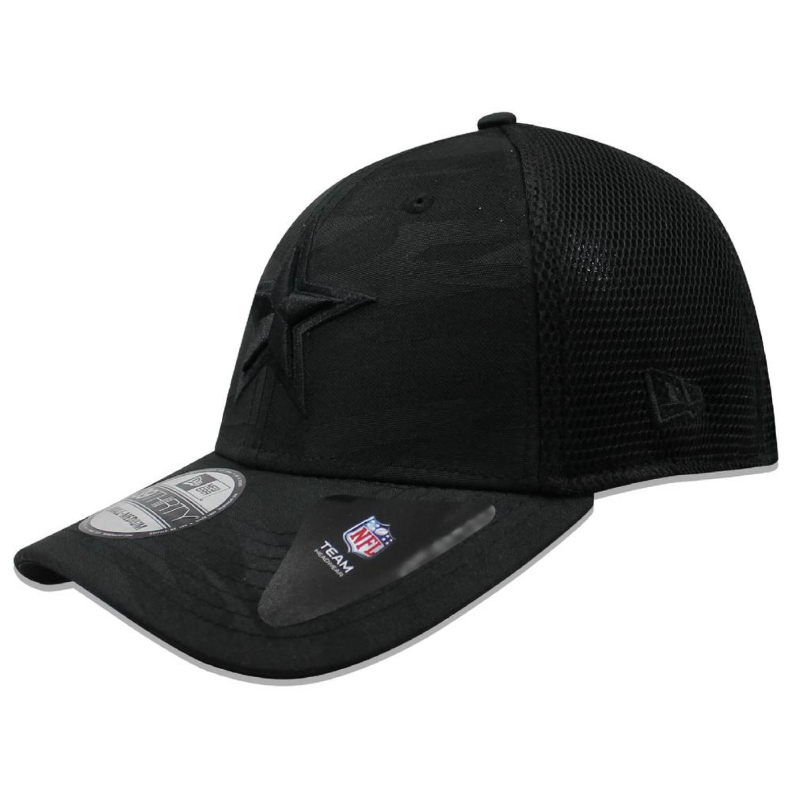 Gorra New Era 39 Thirty NFL Cowboys Camo Front Negro 