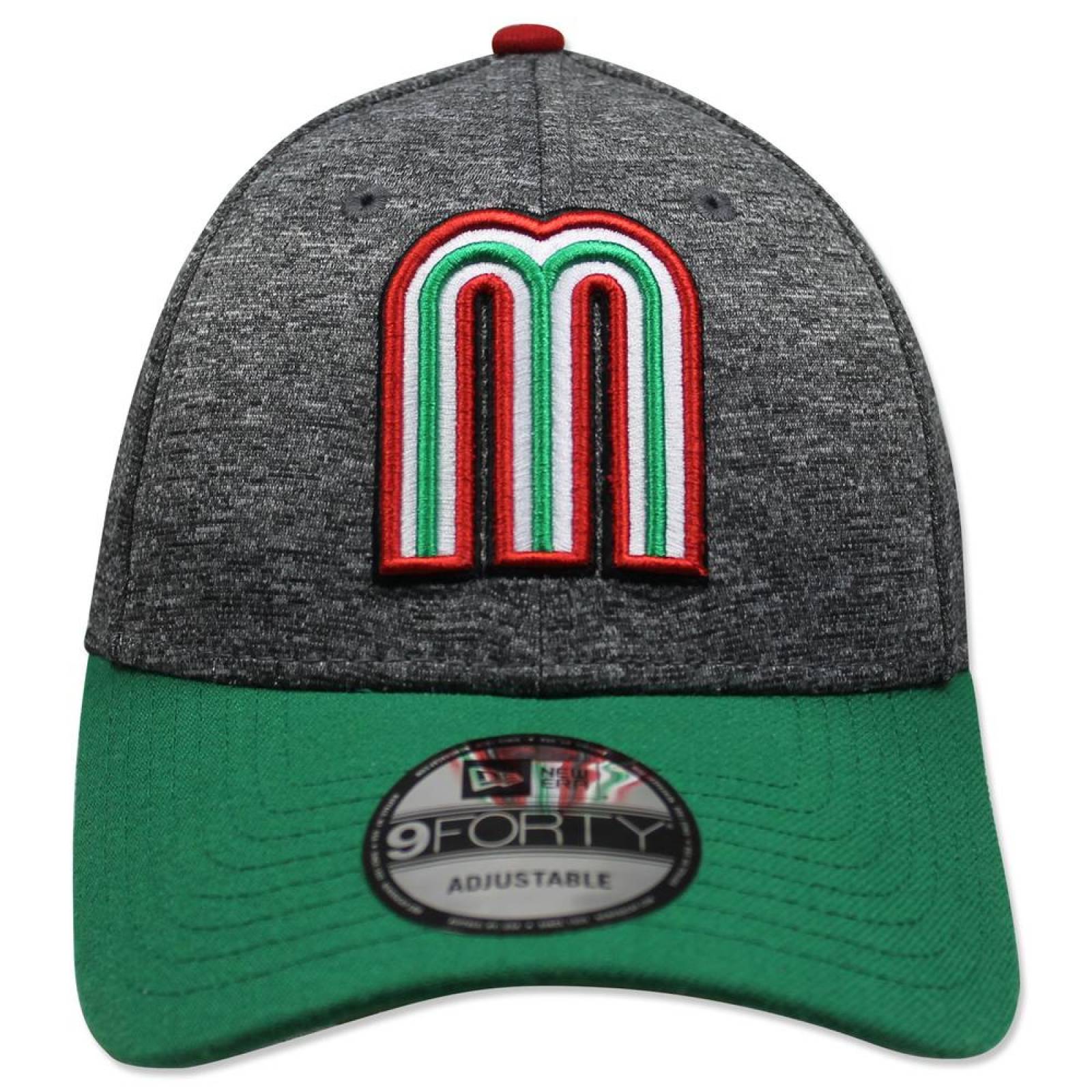 Gorra New Era 940 LMP 2018 México World Baseball Classic GrisVerde 