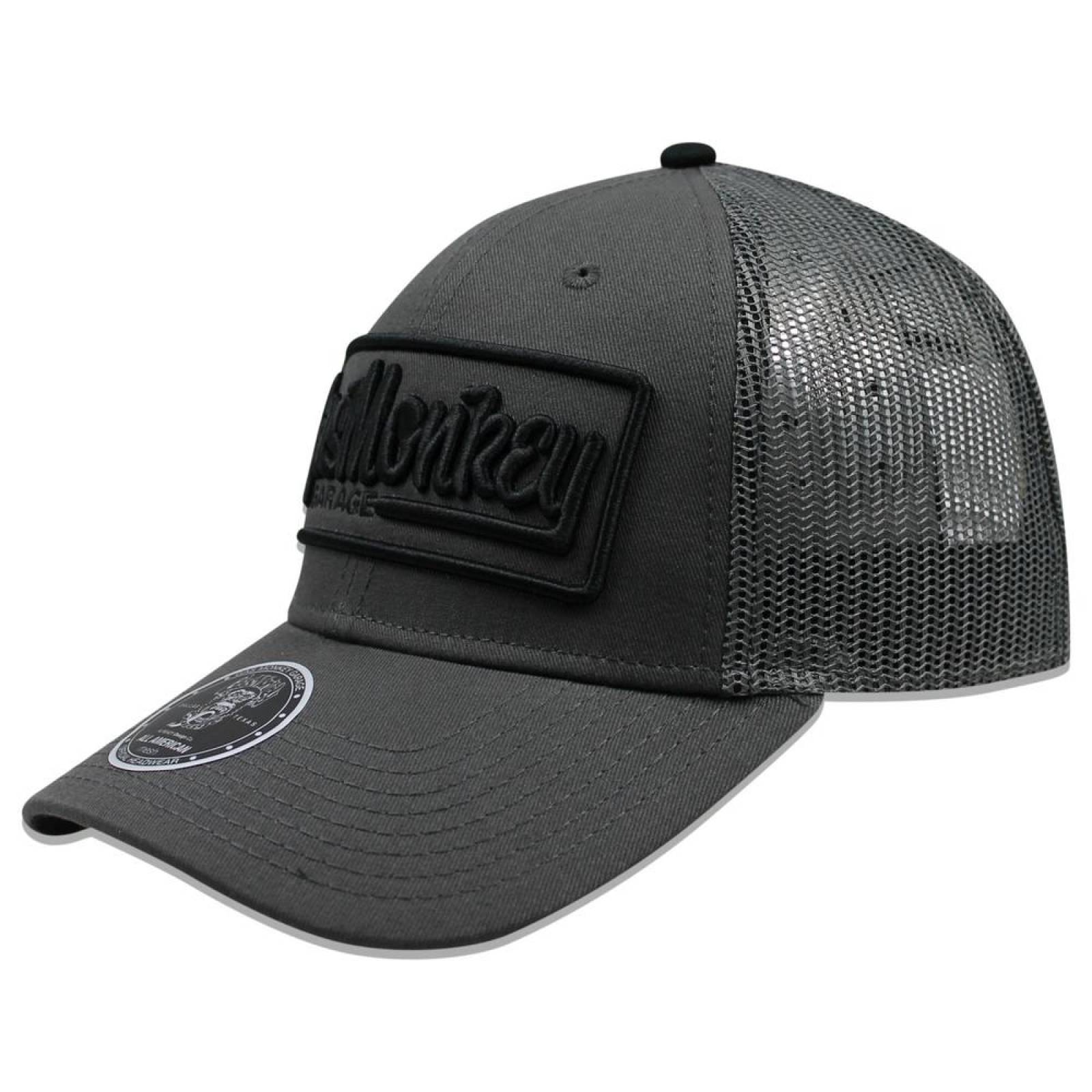 Gorra Gas Monkey Trucker Plates Mesh Gris 