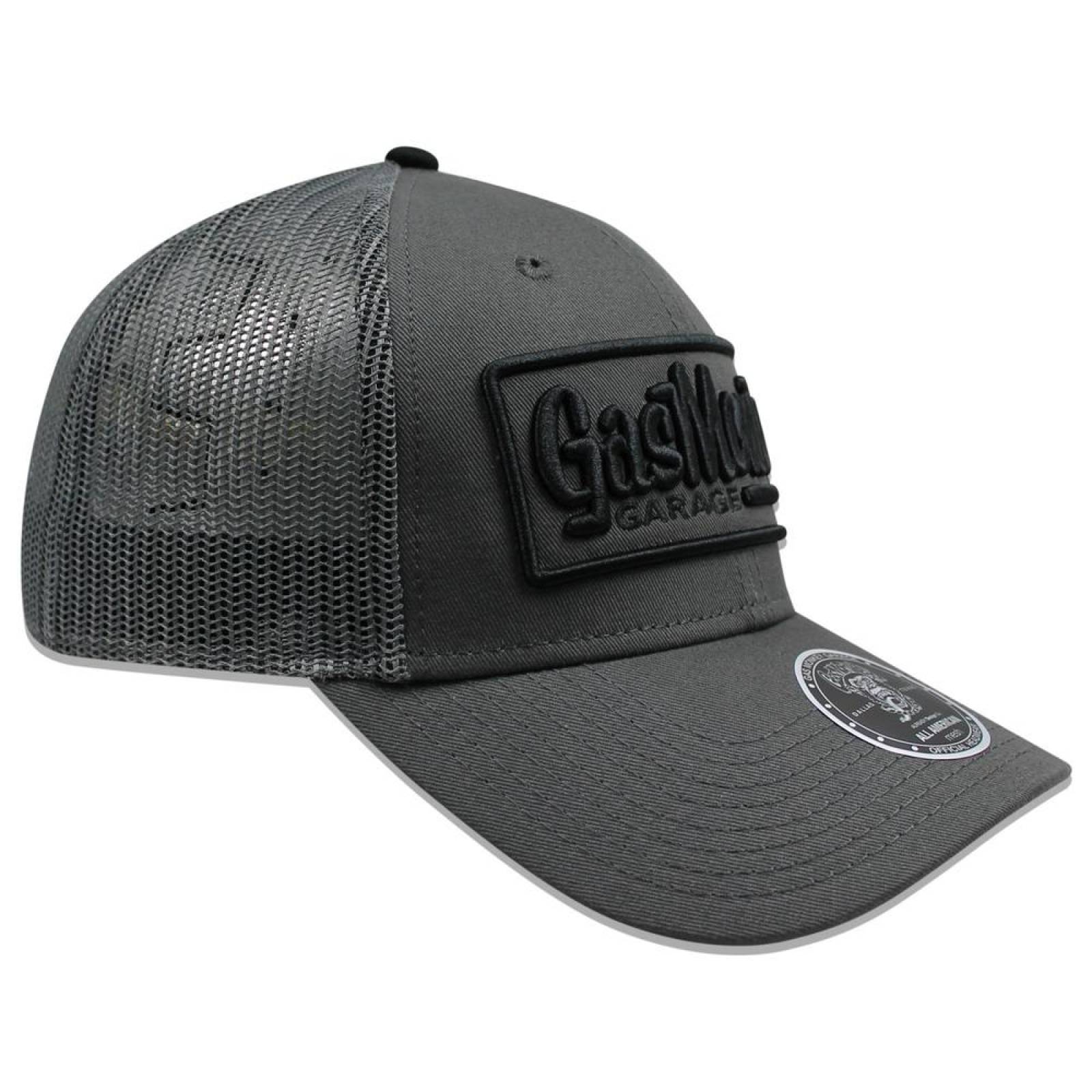 Gorra Gas Monkey Trucker Plates Mesh Gris 