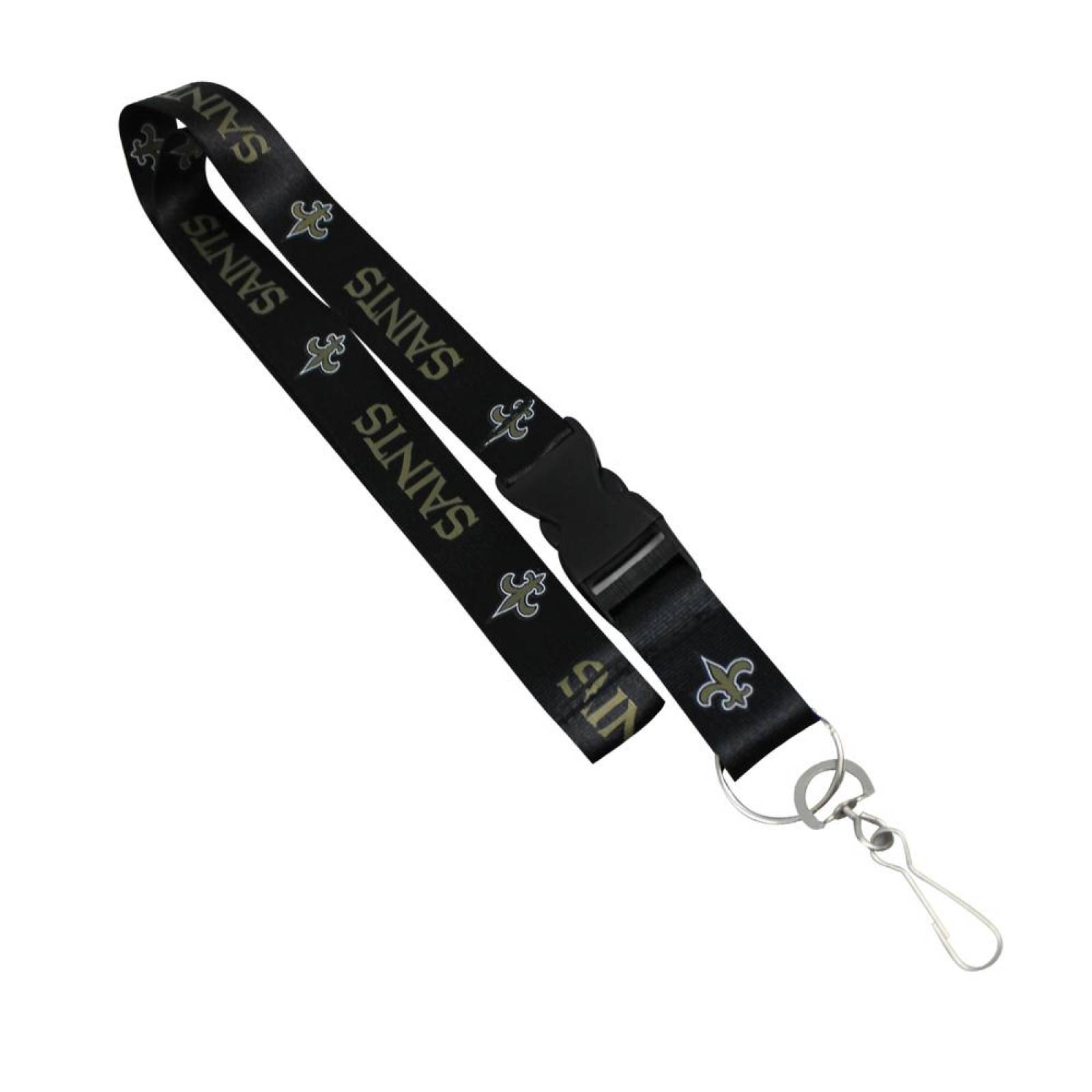 Lanyard NFL Saints Negro 