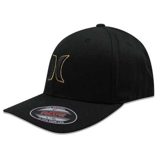Gorra Hurley Flex Fit One Only Outline Negro 