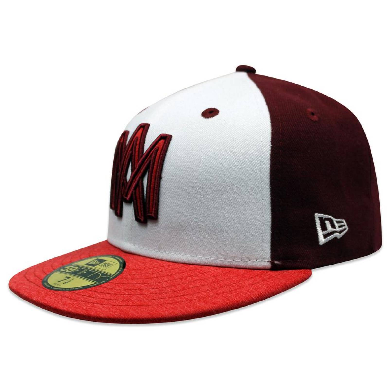 Gorra New Era 5950 LMP Aguilas Red Shadow Blanco