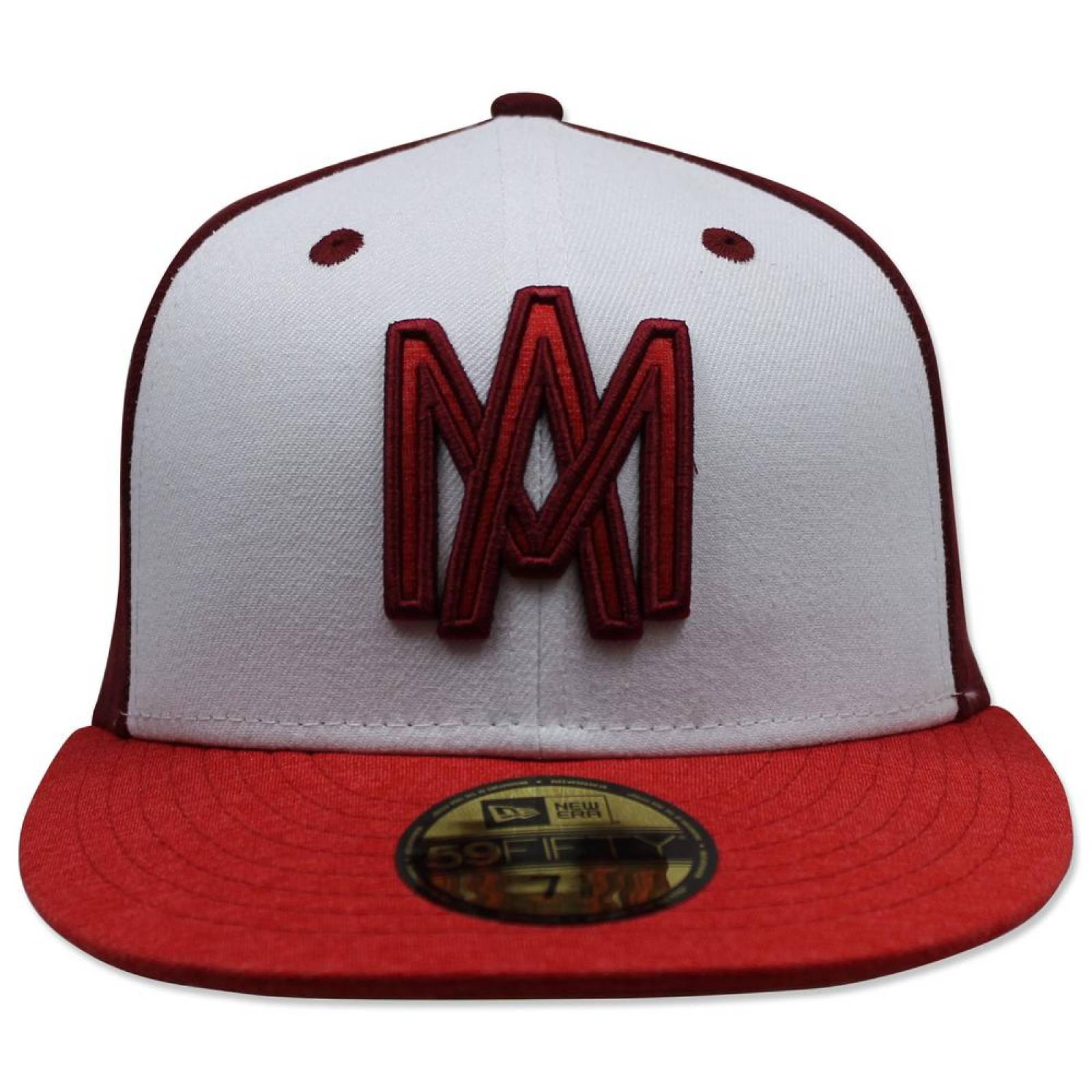 Gorra New Era 5950 LMP Aguilas Red Shadow Blanco