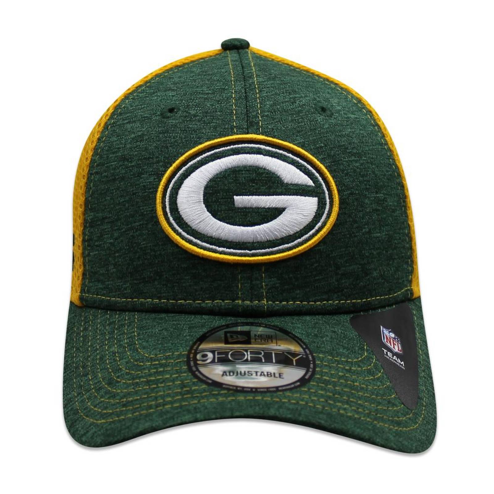 Gorra New Era 9 Forty NFL Packers Surge Stitcher Verde Unitalla 