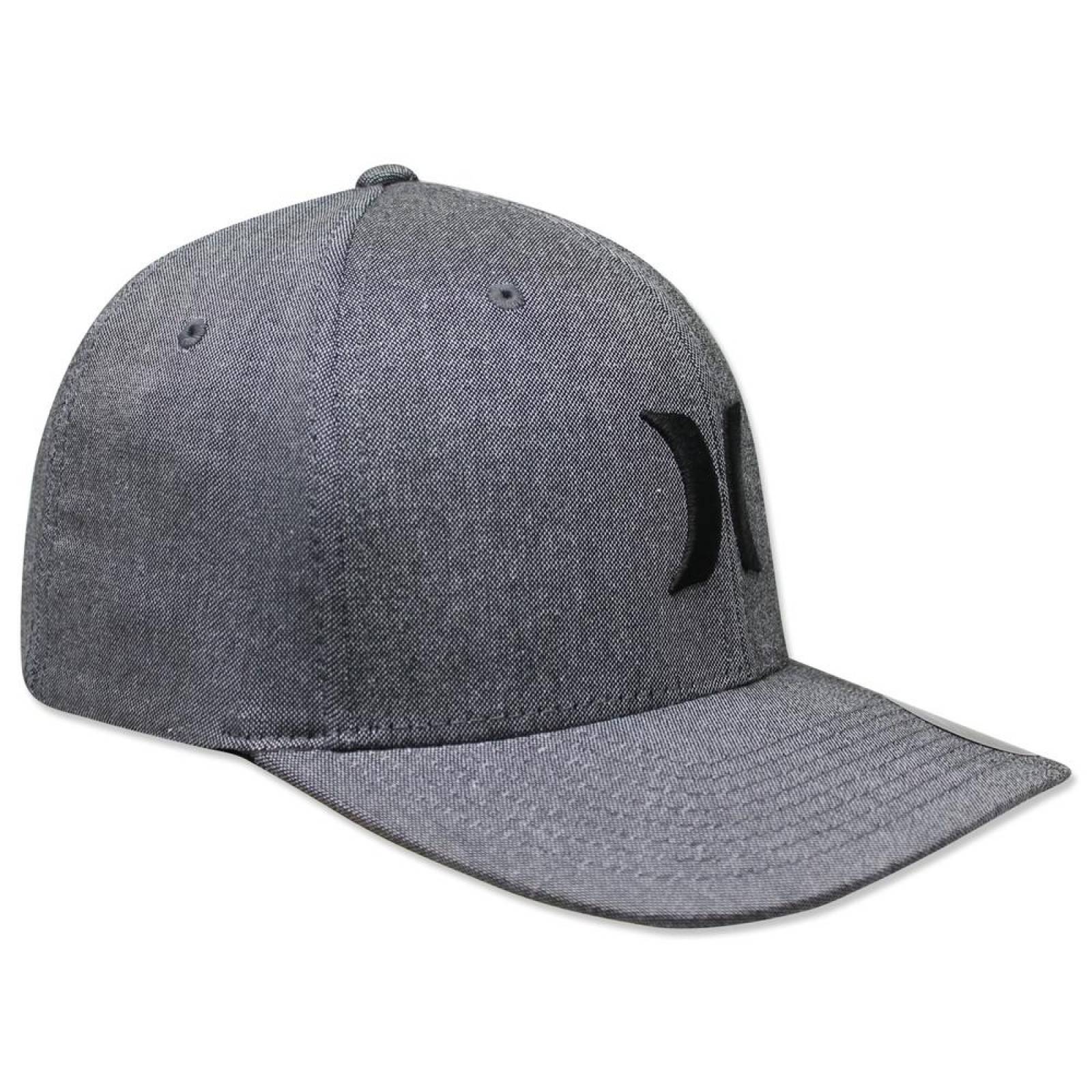 Gorra Hurley Suits Outline Hats Fit GrisNegro 