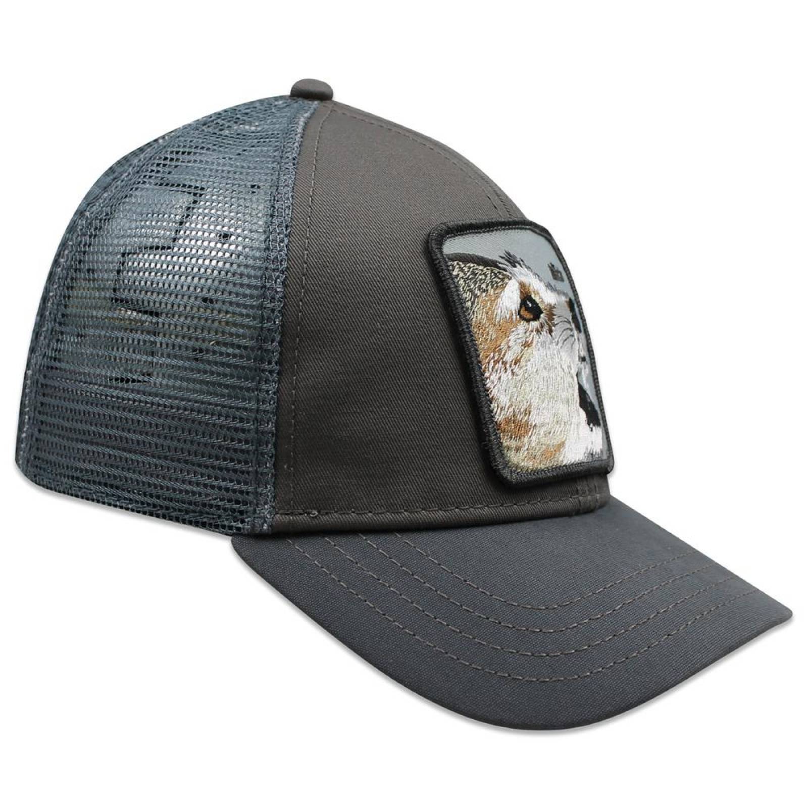 Gorra Goorin Bros Trucker Lassy Lobo Gris 