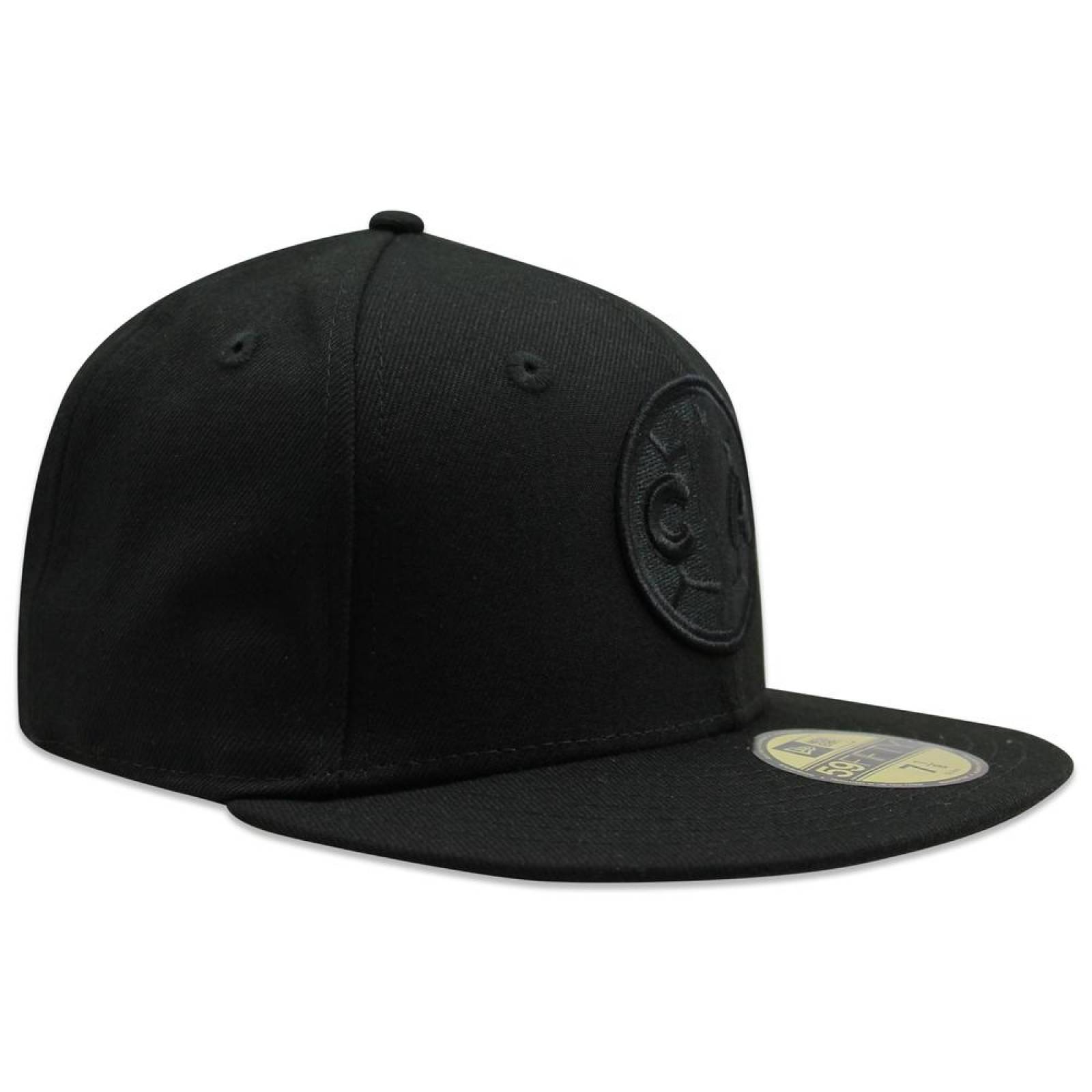 Gorra New Era 59 Fifty LMX America Oficial Poly Black On Black