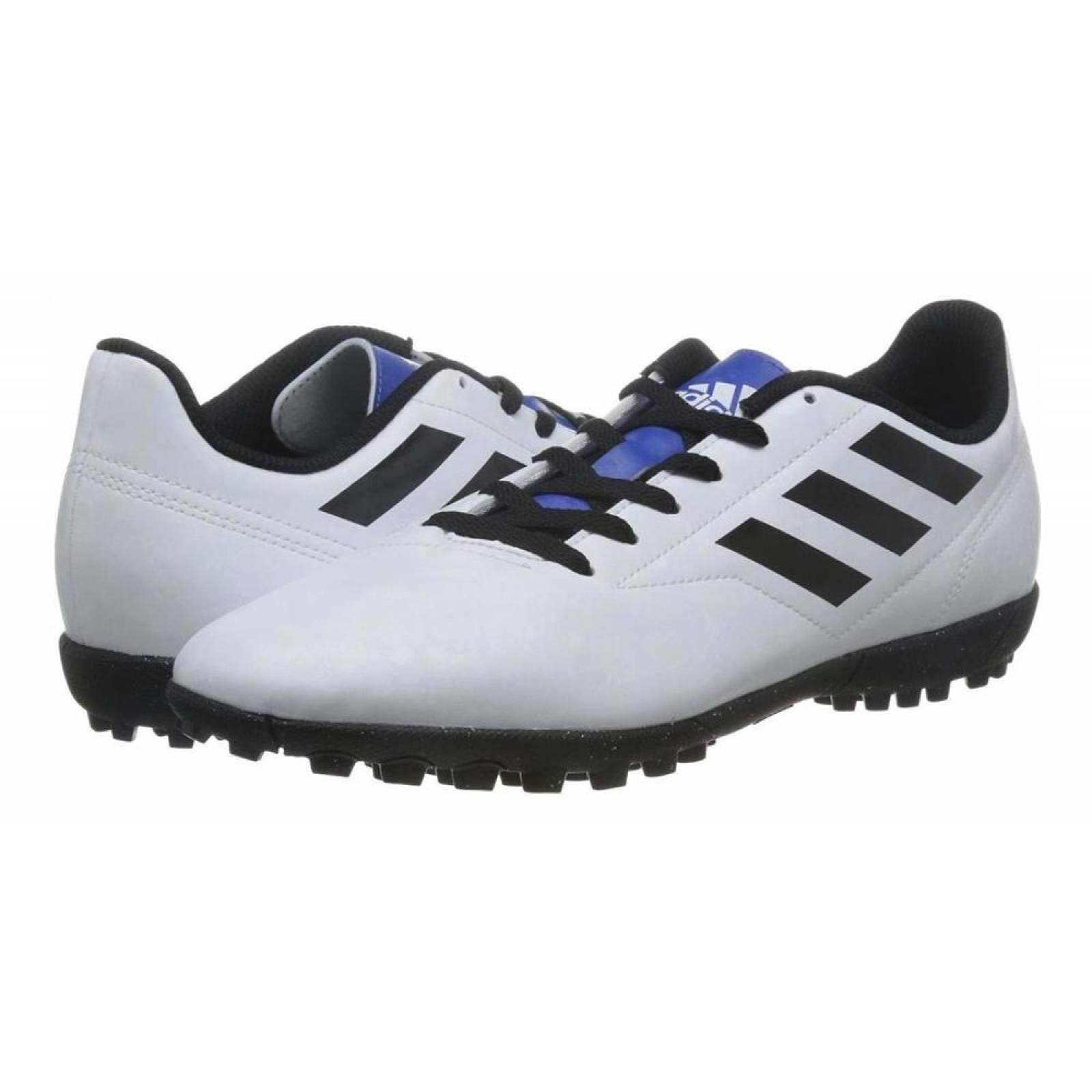 Zapatos de Futbol Pasto Sintético Adidas Conquisto BB0561 Blanco Hombre 