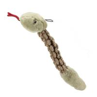 Tough Hemp Rattle Snake Juguete Ecológico Para Perro