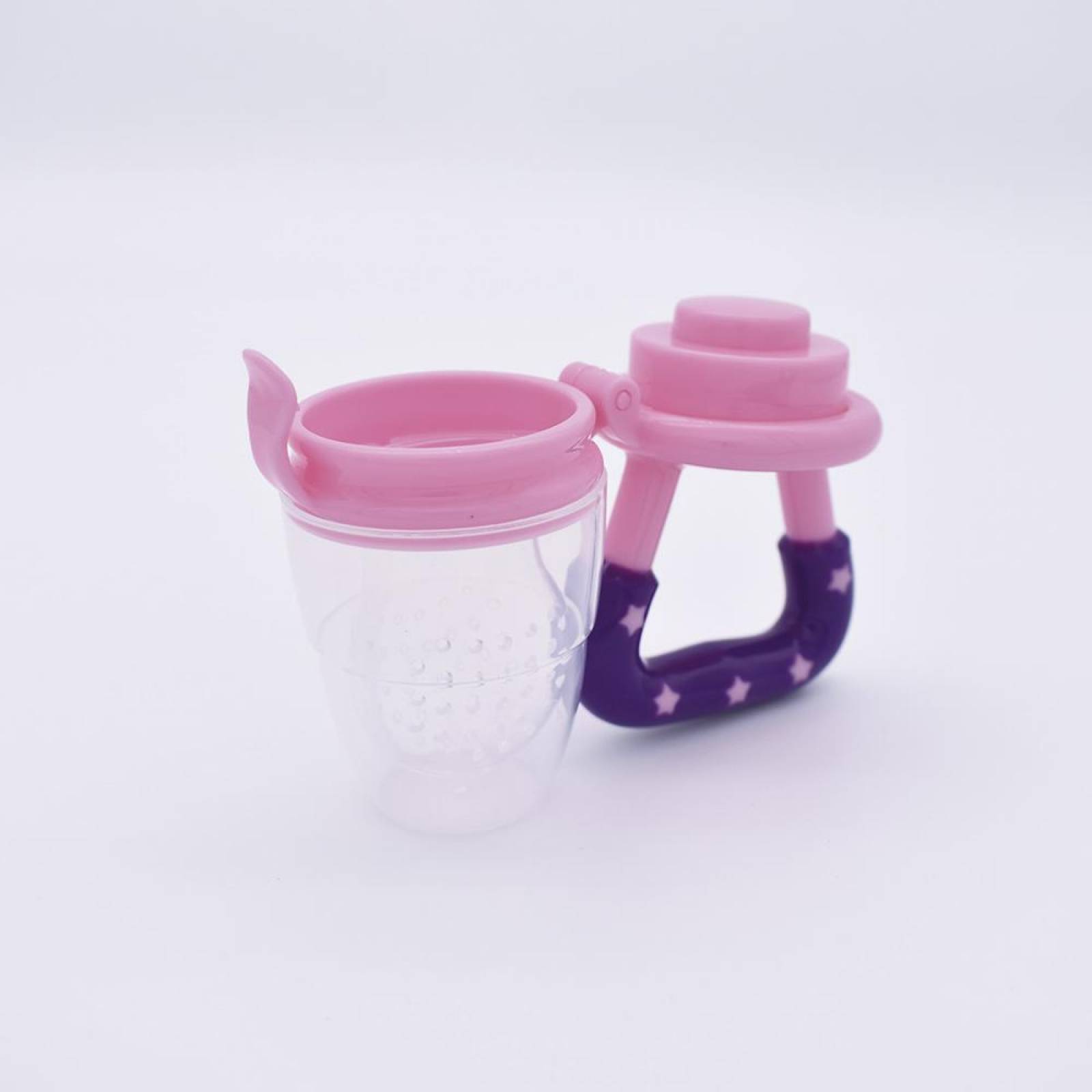 Chupón dispensador para comida para bebés Rosa