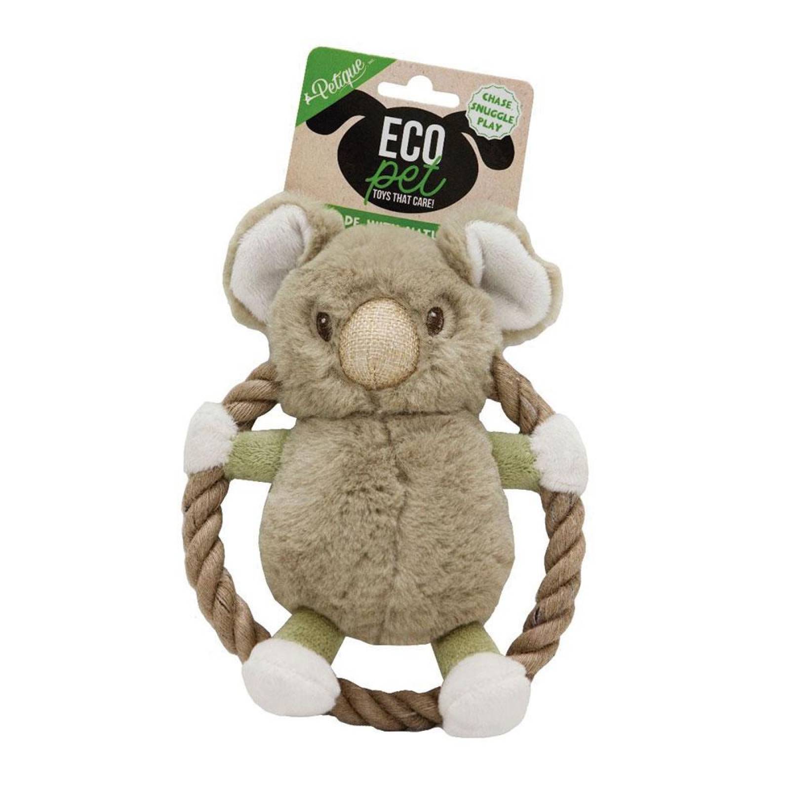 Eco Pet Toy - Hula Hemp Rope Koala Juguete Ecológico para Perro 