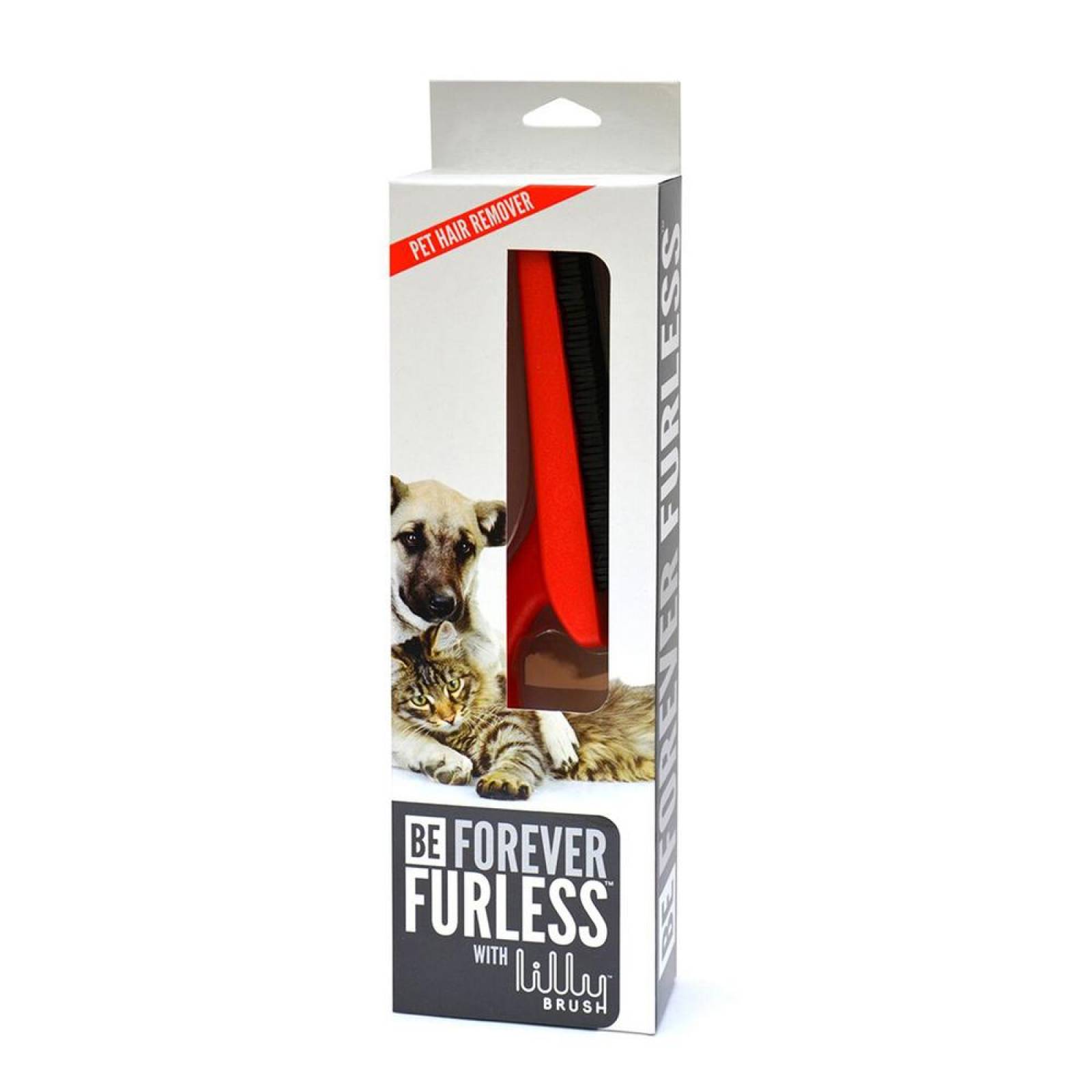 Be Forever Furless - Cepillo Removedor de Pelos Rojo