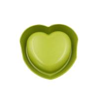 Plato De Bambú - Corazón Verde