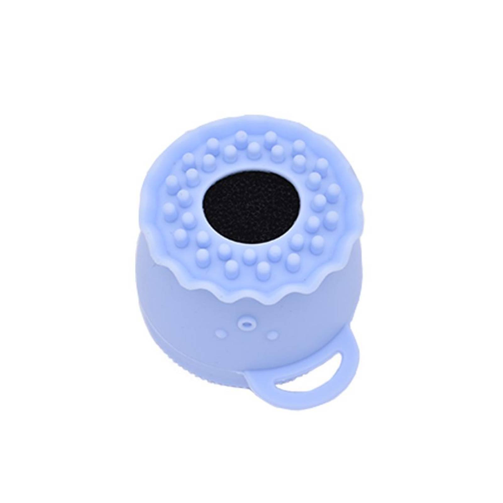 Limpiador Facial de Silicón con Esponja Integrada Azul