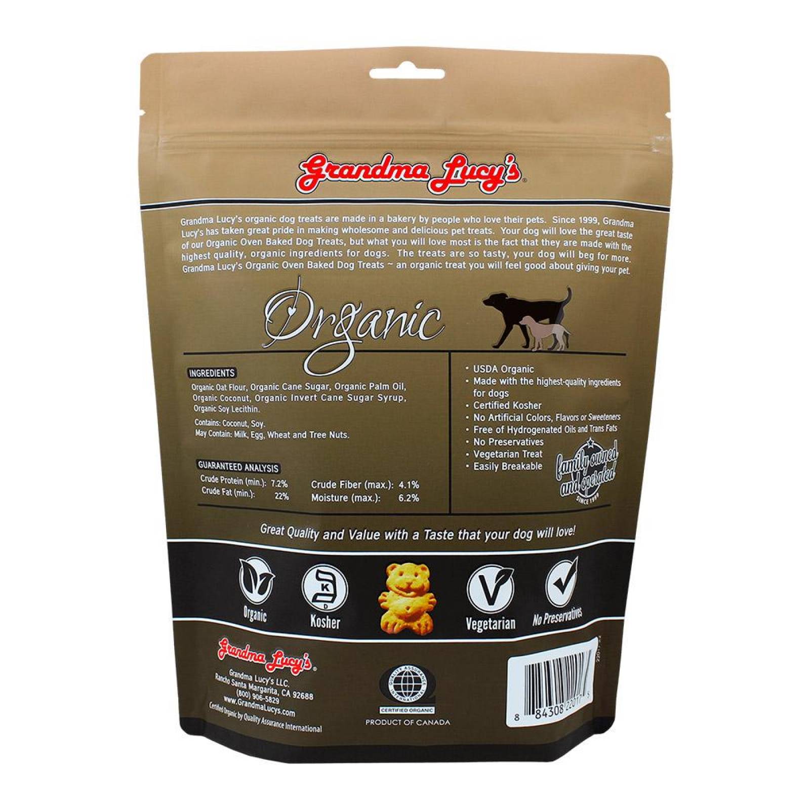 Grandma Lucy's - Premios Orgánicos Horneados Sabor Coco - Organic Coconut