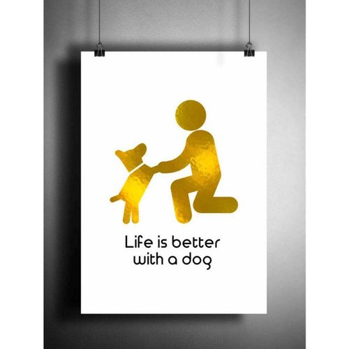 Poster Decorativo - Life Is Better 