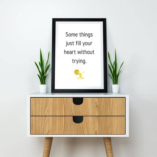 Poster Decorativo - Some things... Negro