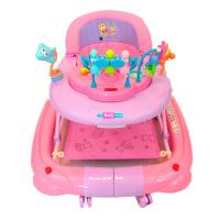 Andadera Para Bebe Mecedora Cartoon Musical De Lujo Rosa