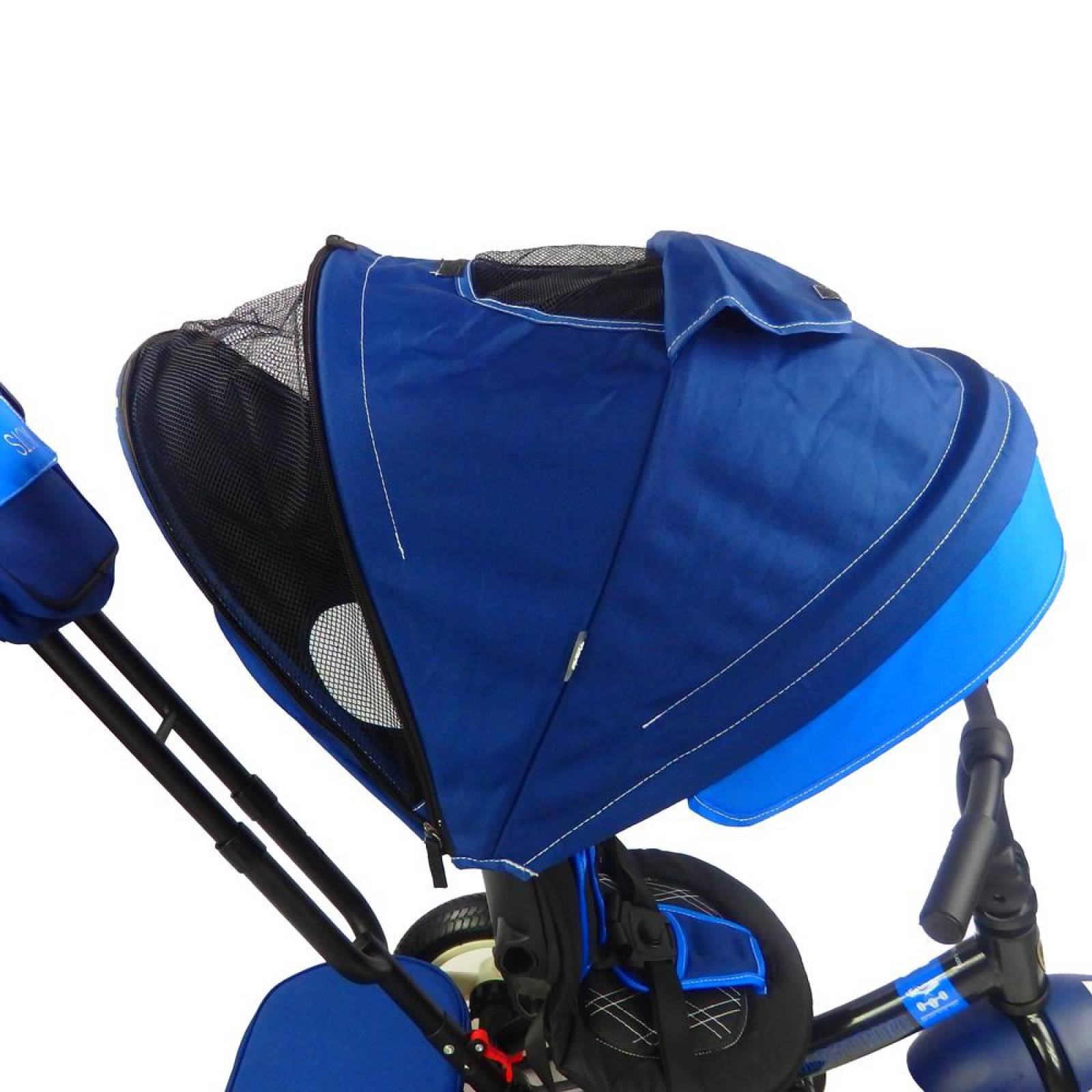 Triciclo para Bebe de lujo Llantas de Aire 360 Evolutivo 6-5 años Azul 